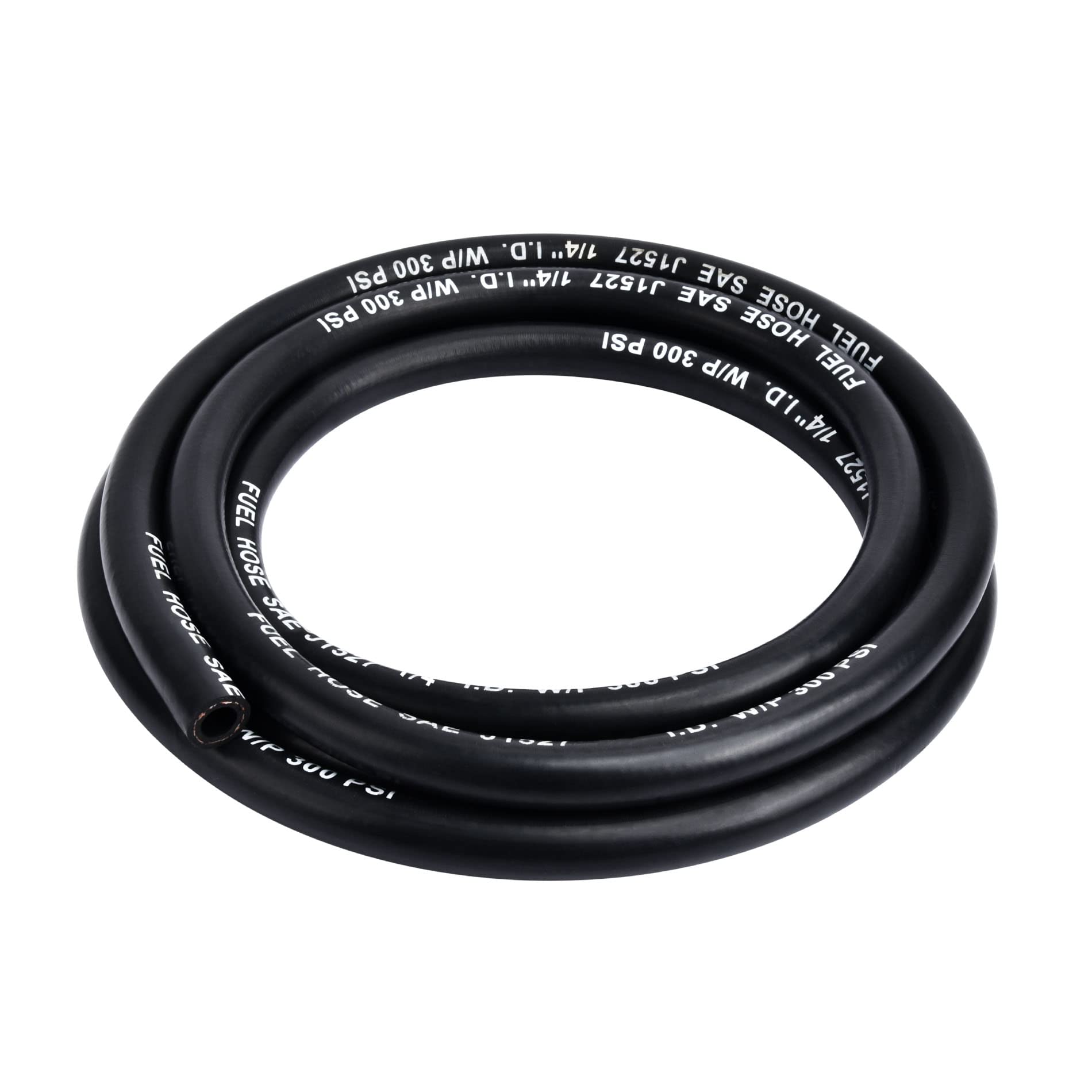 Evil Energy 1/4 Marine Fuel Line Hose Type A1-15 Rubber 10Ft Sae J1527