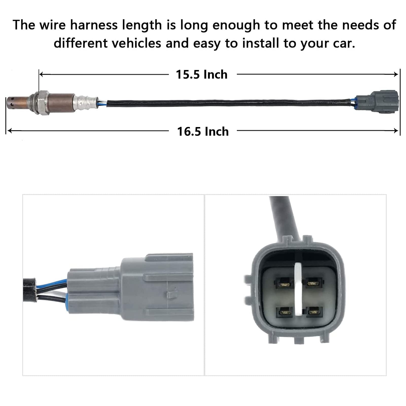 Marsflex Oxygen O2 Sensor 234-4622 13355 Downstream Heated Compatible With Toyota Camry Avalon Sienna 4Runner Rav4 Solara Matrix Lexus Es300 Pontiac Vibe,250-24360 Replacement