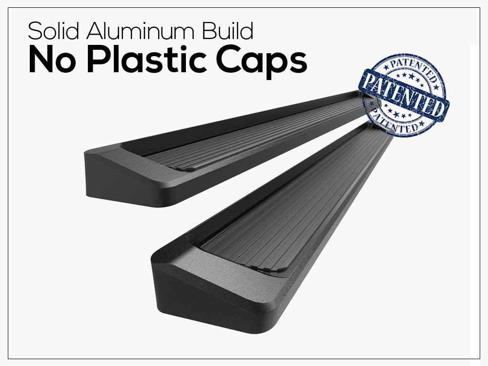 Aps Black Running Boards Style Compatible With Ram 1500 2019-2025 Crew Cab (Will Not Fit 2018 Previous Generation Build In 19-24