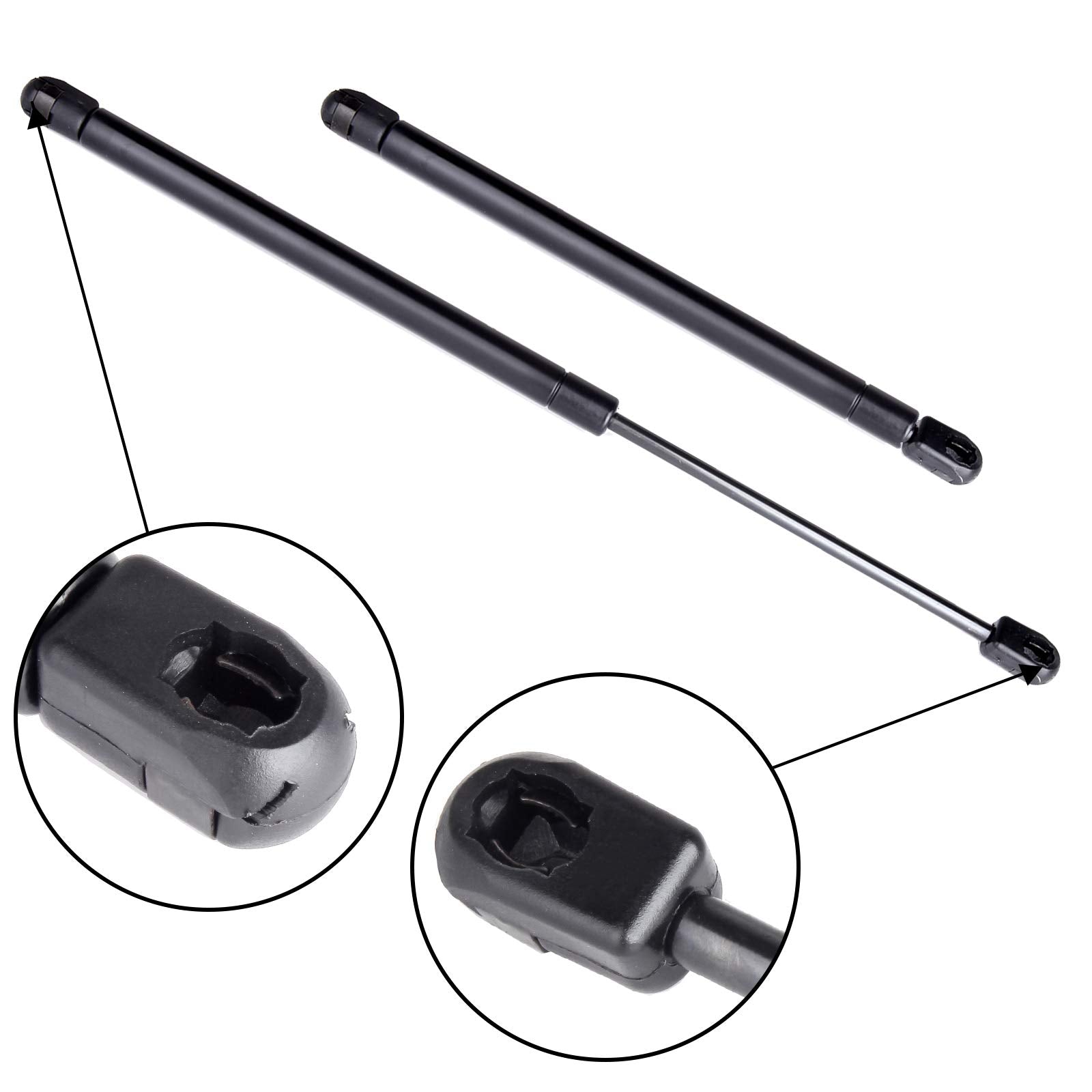Scitoo 4365 17.8Inch Lift Supports Fit For Jeep Liberty 2002-2007 Rear Left And Right Window Glass Shock Struts 2Pcs