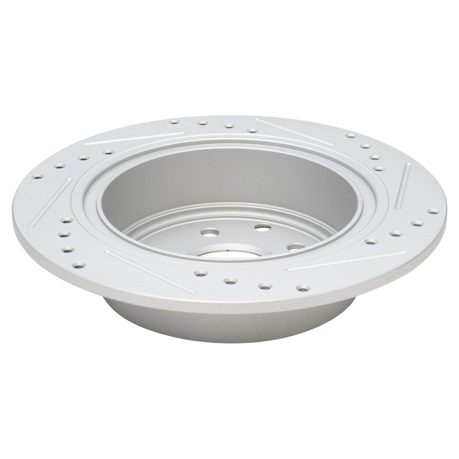 Trq Rear Performance Brake Rotors Set Solid Premium G-Coated Cross Drilled & Slotted Compatible With 2002-2022 Nissan Altima 201