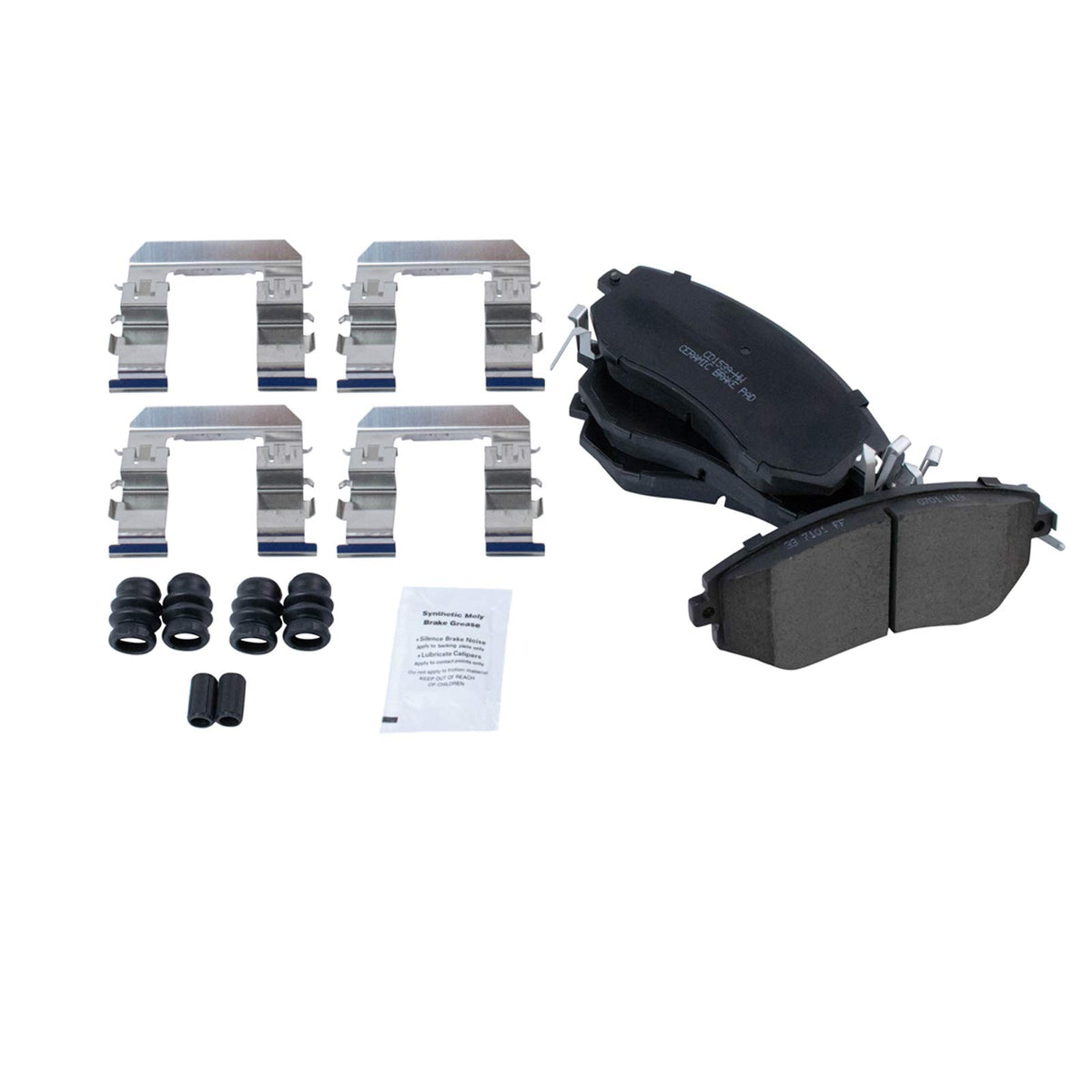 TRQ Premium Posi Ceramic Brake Pad Front Set for Scion FR-S Subaru Impreza