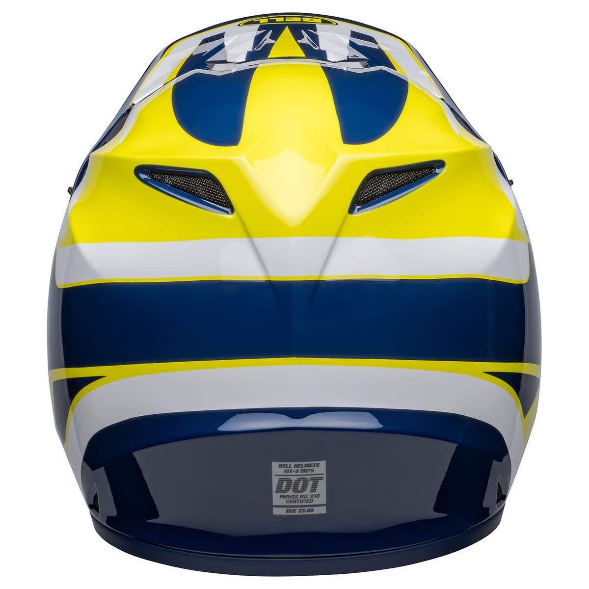 Bell Mx-9 Mips Dirt Helmet (Spark Gloss Blue/Yellow - 2X-Large)