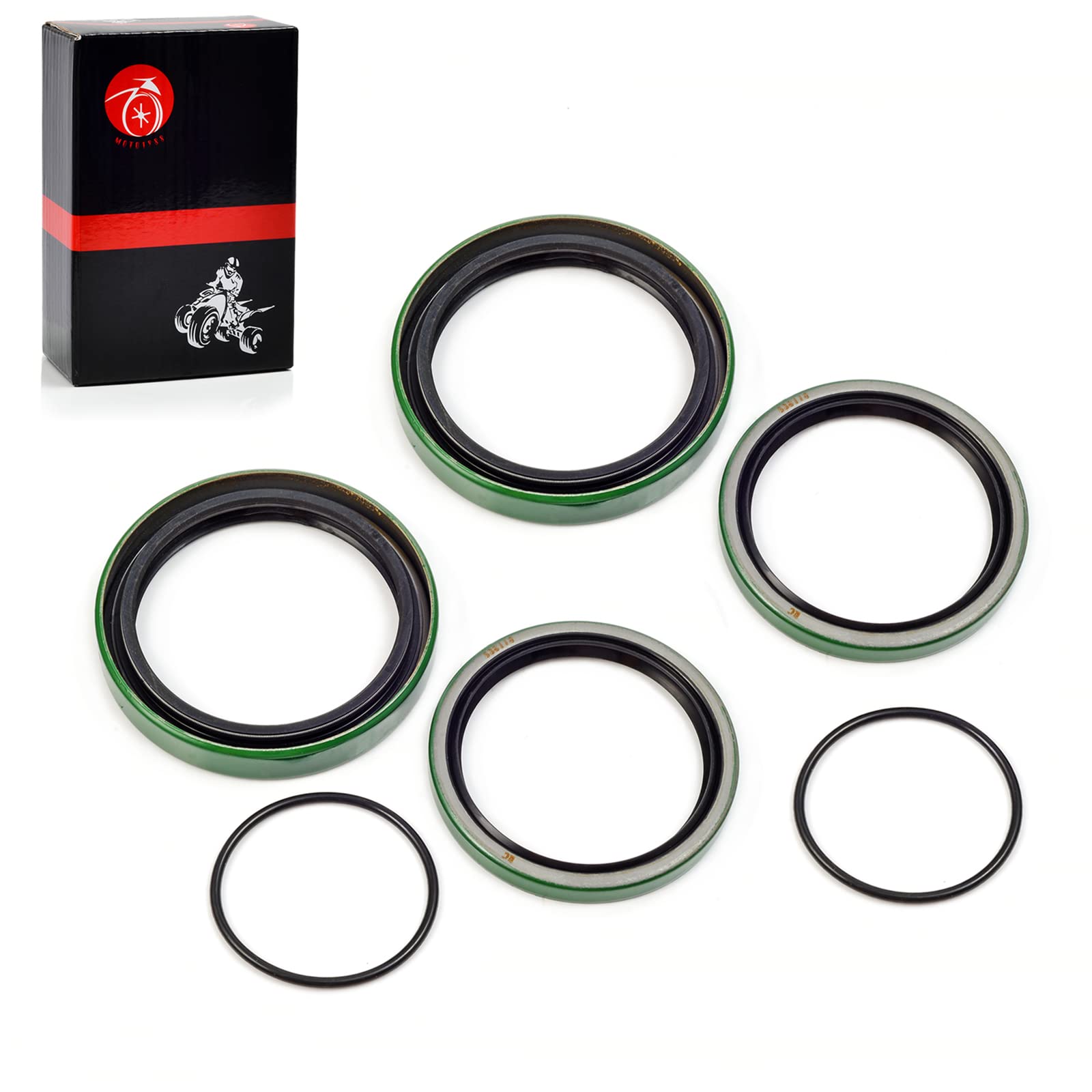 Front Wheel Strut Hub Seal Kit Both Sides Compatible with Polaris Sportsman 335 400 500 Magnum 325 425 500 Scrambler 400 500 Wor