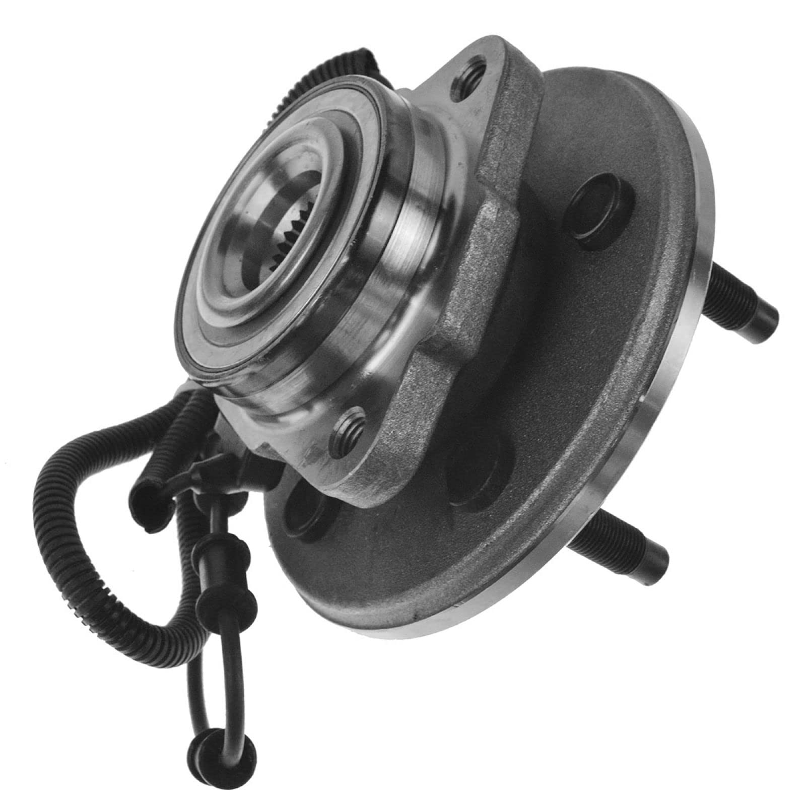 Trq Wheel Hub Bearings Assembly Set Compatible With 2002-2005 Ford Explorer 2003-2005 Lincoln Aviator Mercury Mountaineer