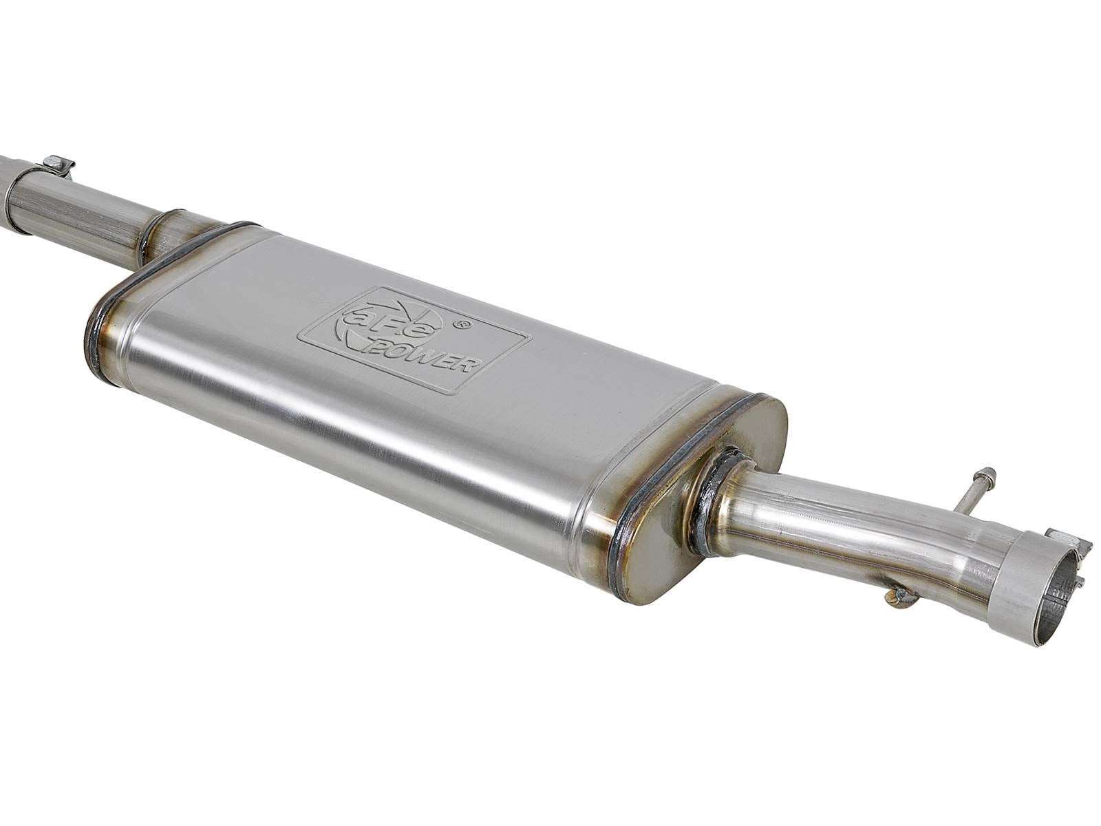 Afe Power 49-48054-B Rebel Series Stainless Steel Cat-Back Exhaust System (Black Tips)