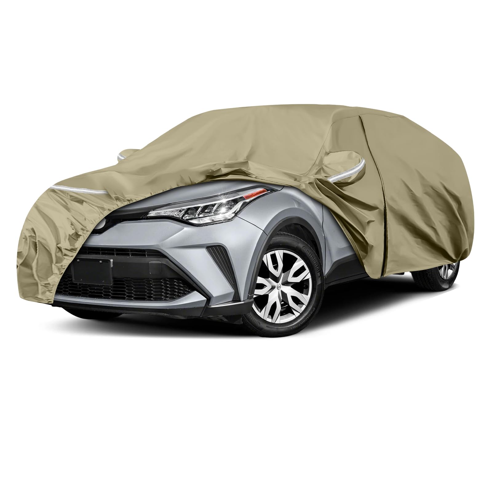 Waterproof Car Covers Replace for 2018-2025 Toyota C-HR, Multilayer Heavy Duty with Cotton Liner All Weather Car Cover with Zipp