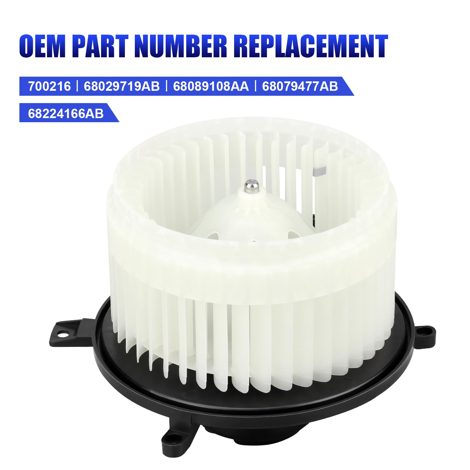 Ac Blower Motor With Fan Fits For Jeep Grand Cherokee Dodge Grand Caravan Durango Chrysler Town Country 2008 2009 2010 2011 2012