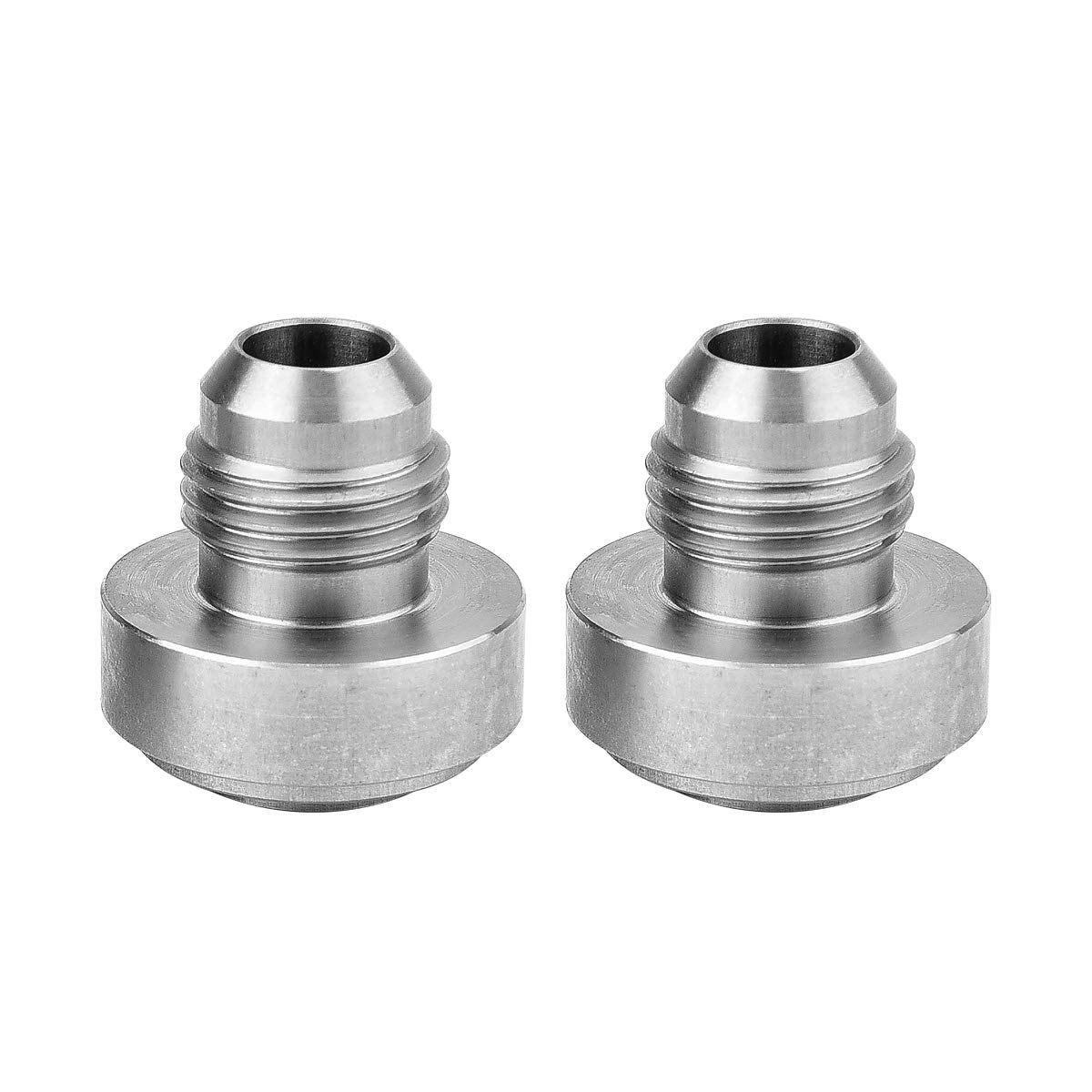 Evil Energy Male 6An Weld On Bung Fitting Stainless Steel 2Pcs