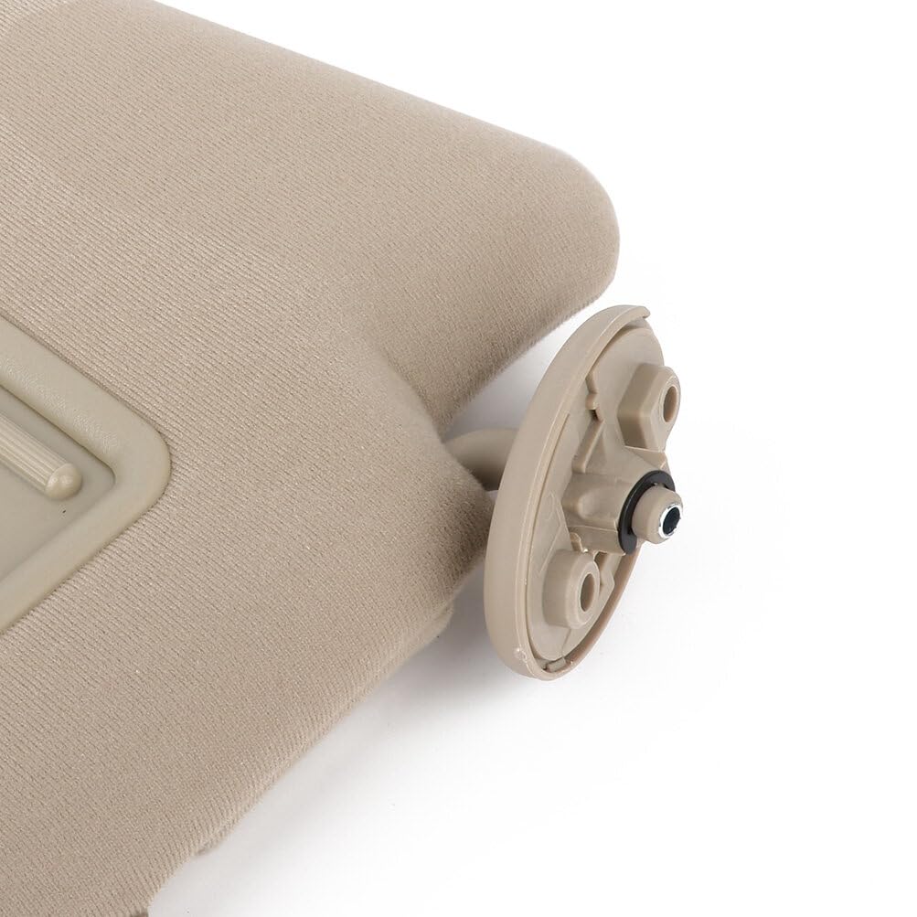 Scitoo Beige Left Driver Side Sun Visor Compatible For Toyota For Tacoma 2005-2014, Car Sun Visor Without Sunroof Without Lights