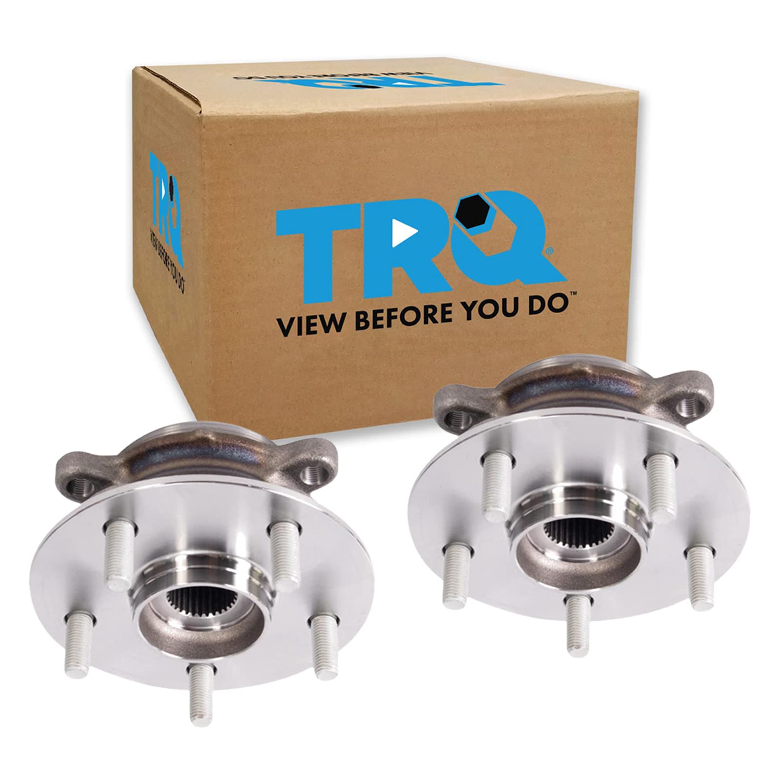 Trq Front Wheel Hub Bearings Assembly Set Compatible With 2019-2023 Toyota Rav4