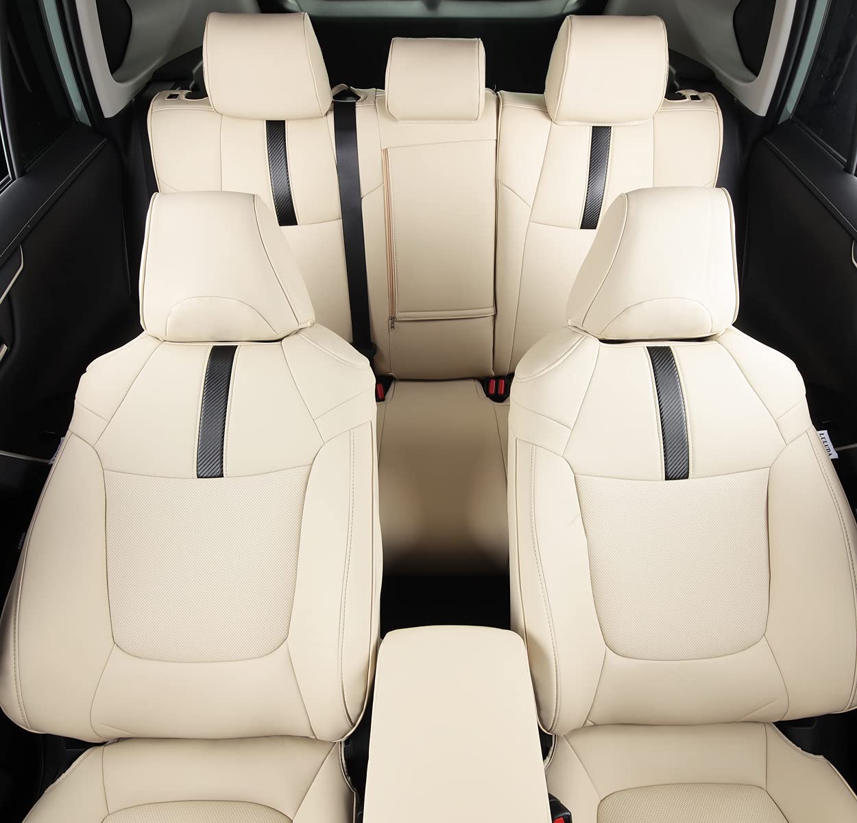 Luluda Custom Fit Rav4 Car Seat Covers Fit For 2019 2020 2021 2022 2023 2024 2025 Toyota Rav4 Le Limited Xle Hybrid With Waterpr