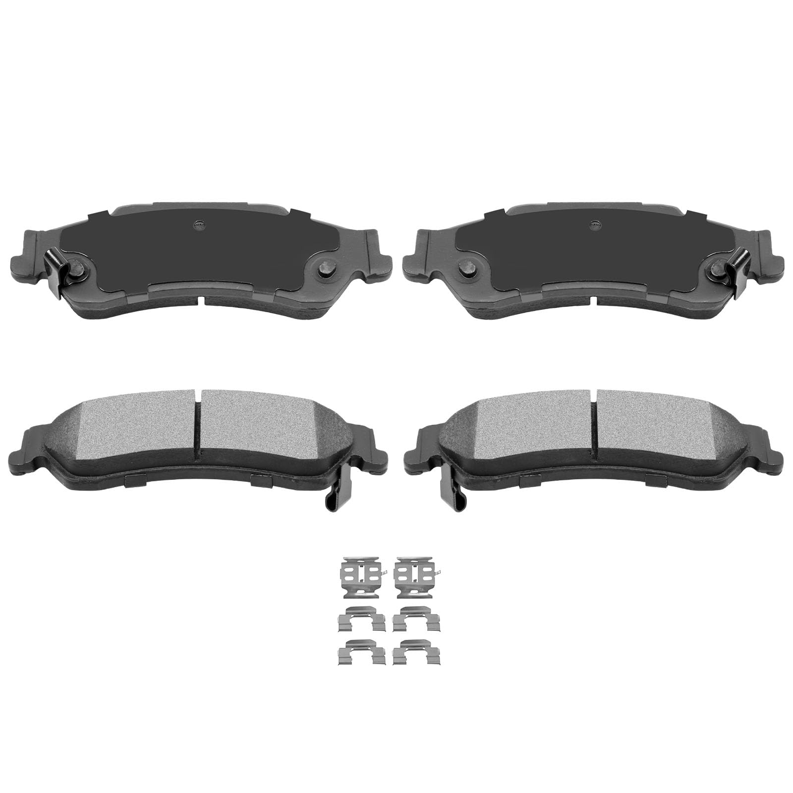 Automuto 4Pcs Rear Ceramic Disc Brake Pads Set D729 For Chevrolet Blazer S10 For Gmc Jimmy Sonoma For Isuzu Hombre For Oldsmobil