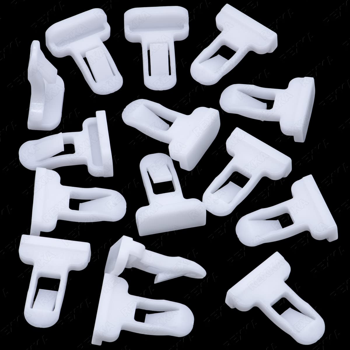 Rexka 15pcs Front & Rear Spoiler Moulding Clip Compatible with Toyota Lexus 75392-35220 4Runner, Camry, Corolla, FJ Cruiser, Hig