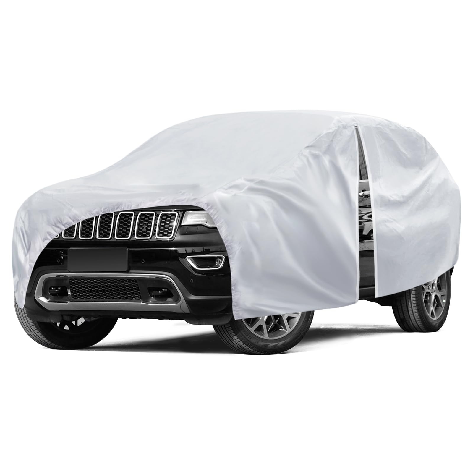6 Layers Car Cover Waterproof All Weather For Automobiles, Suv Size A6 Universal Fit For Toyota Rav4 /4Runner, Honda Crv, Hyunda