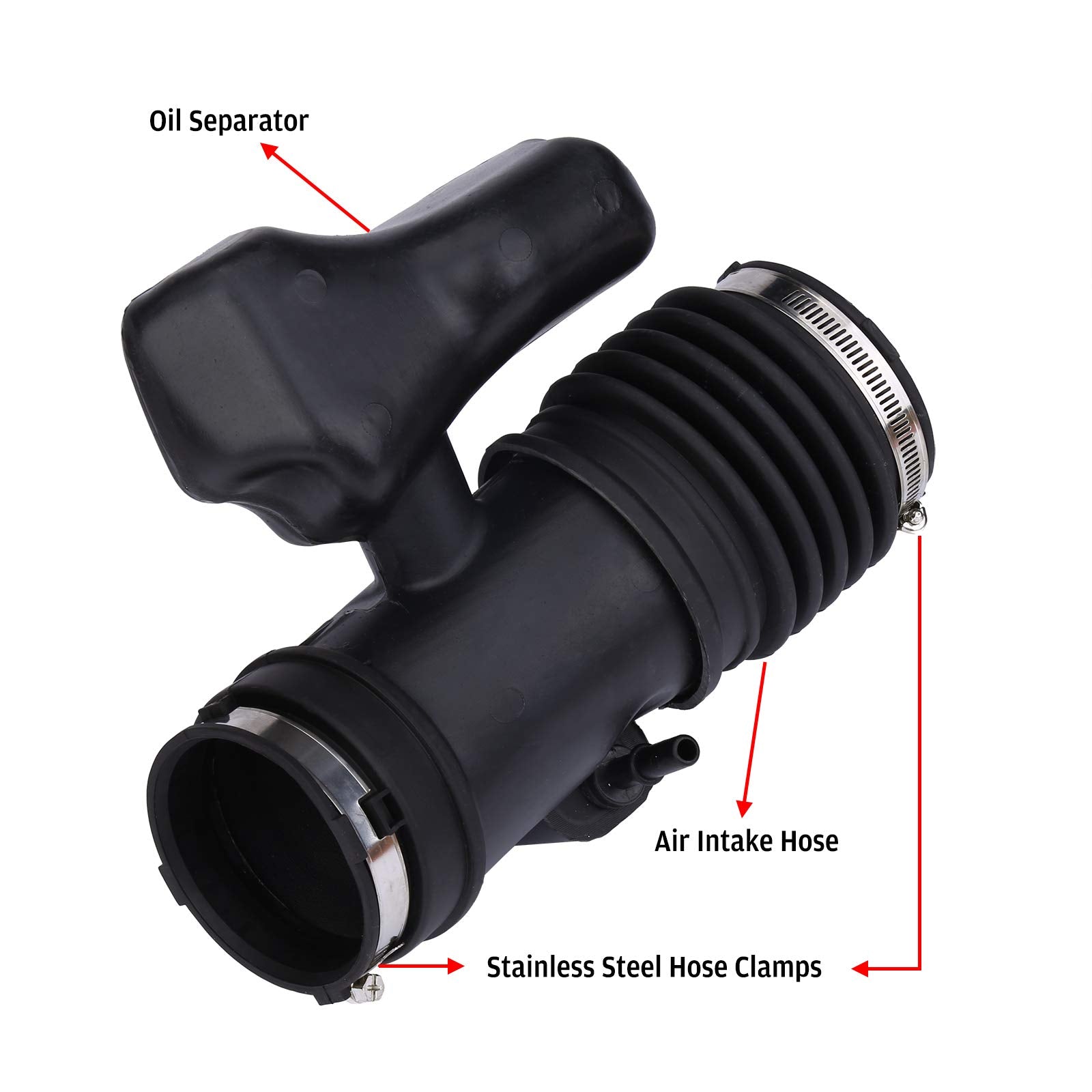 Air Intake Cleaner Hose Replaces# 25783713 Fits For 2009 2010 2011 Buick Enclave Chevy Traverse Gmc Acadia Saturn Outlook, Intake Boot Tube Outlet Duct