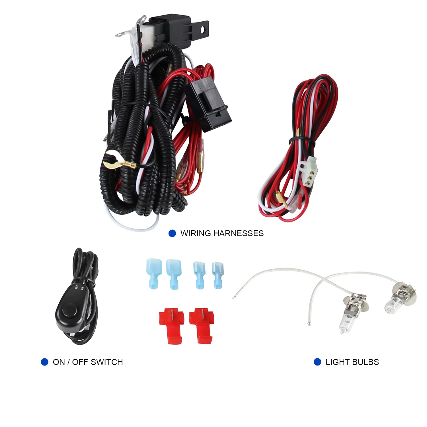 Spec-D Tuning Clear Lens Fog Lights + H3 Bulbs Included Compatible With Golf Gti Mk4 1999-2004 L+R Pair Assembly