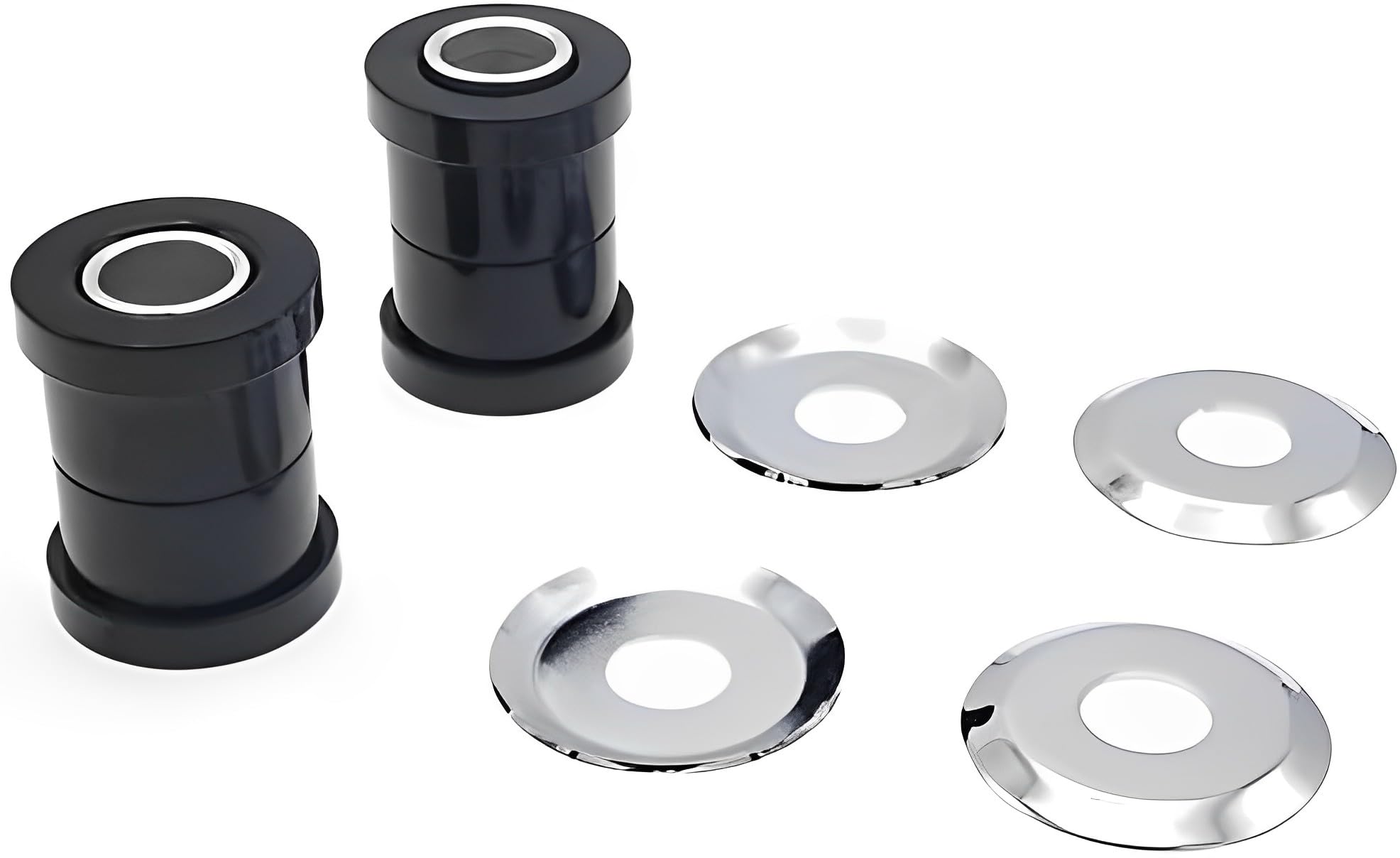 Vpzmt Polyurethane Handlebar Riser Bushings Damper Kit For Harley Davidson Big Twin Dyna 1973-2018, Sportster 1973-2003 (Style-Black)