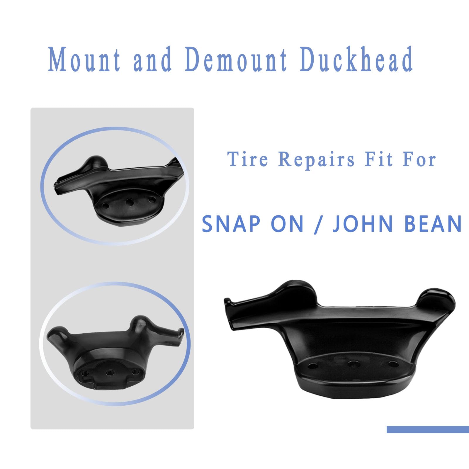 Tire Changer Machine Nylon Mount/Demount Head Only Plastic Duckhead Replacement For Snap On/John Bean