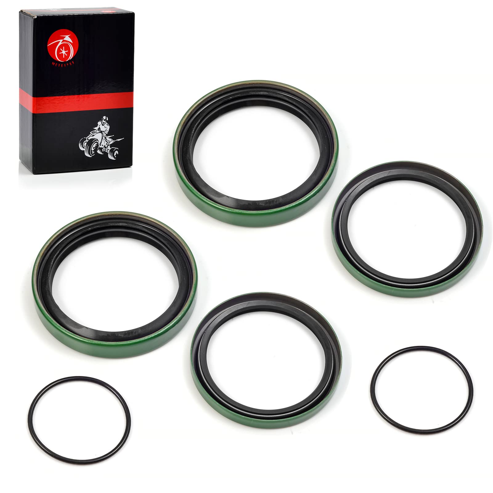 Front Wheel Strut Hub Seal Kit Both Sides Compatible with Polaris Sportsman 335 400 500 Magnum 325 425 500 Scrambler 400 500 Wor