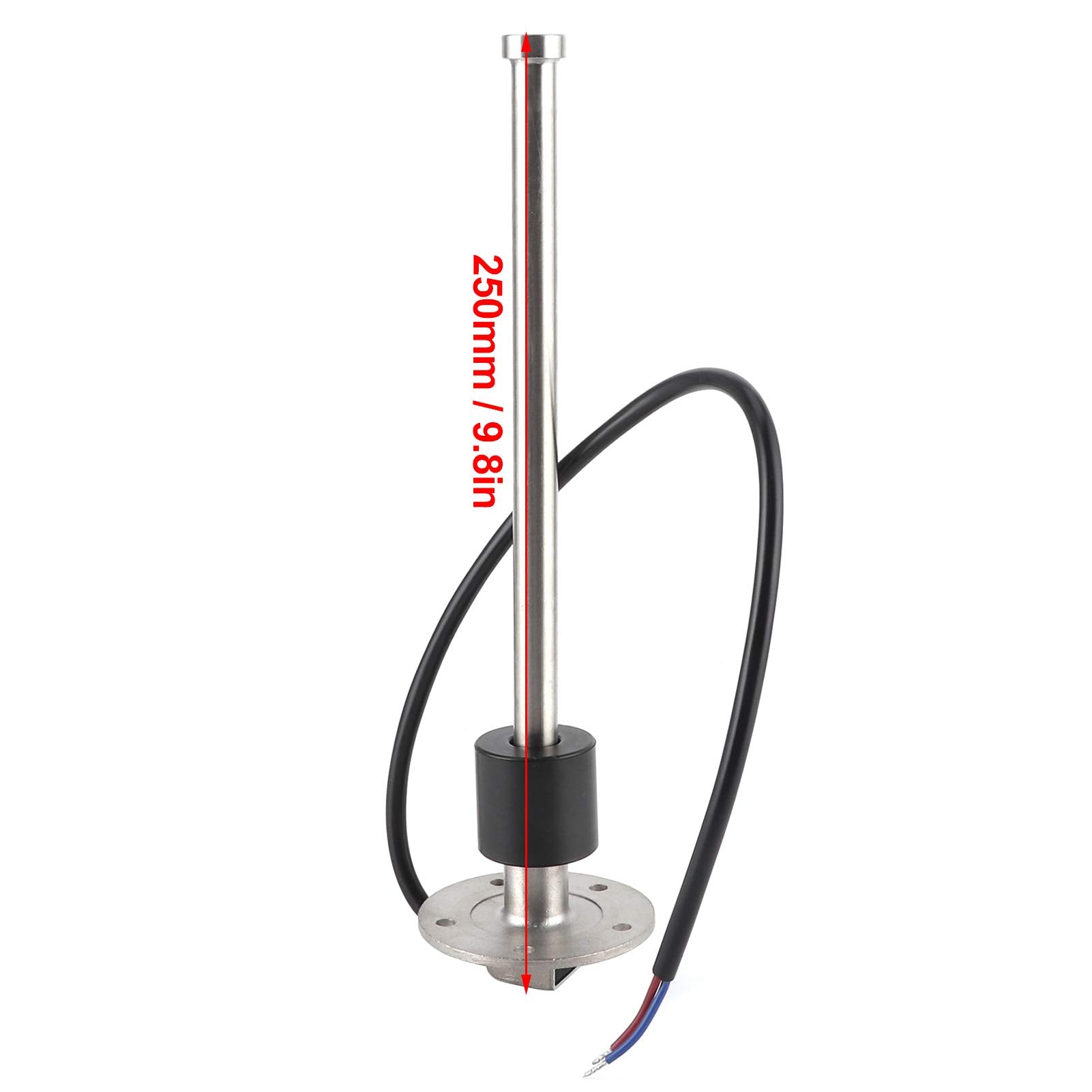 Fuel Sending Unit, Fuel Sensor Water Fuel Level Sender Ip67 For Marine Boat Truck 0?190Ohms Eu Standard(250Mm)