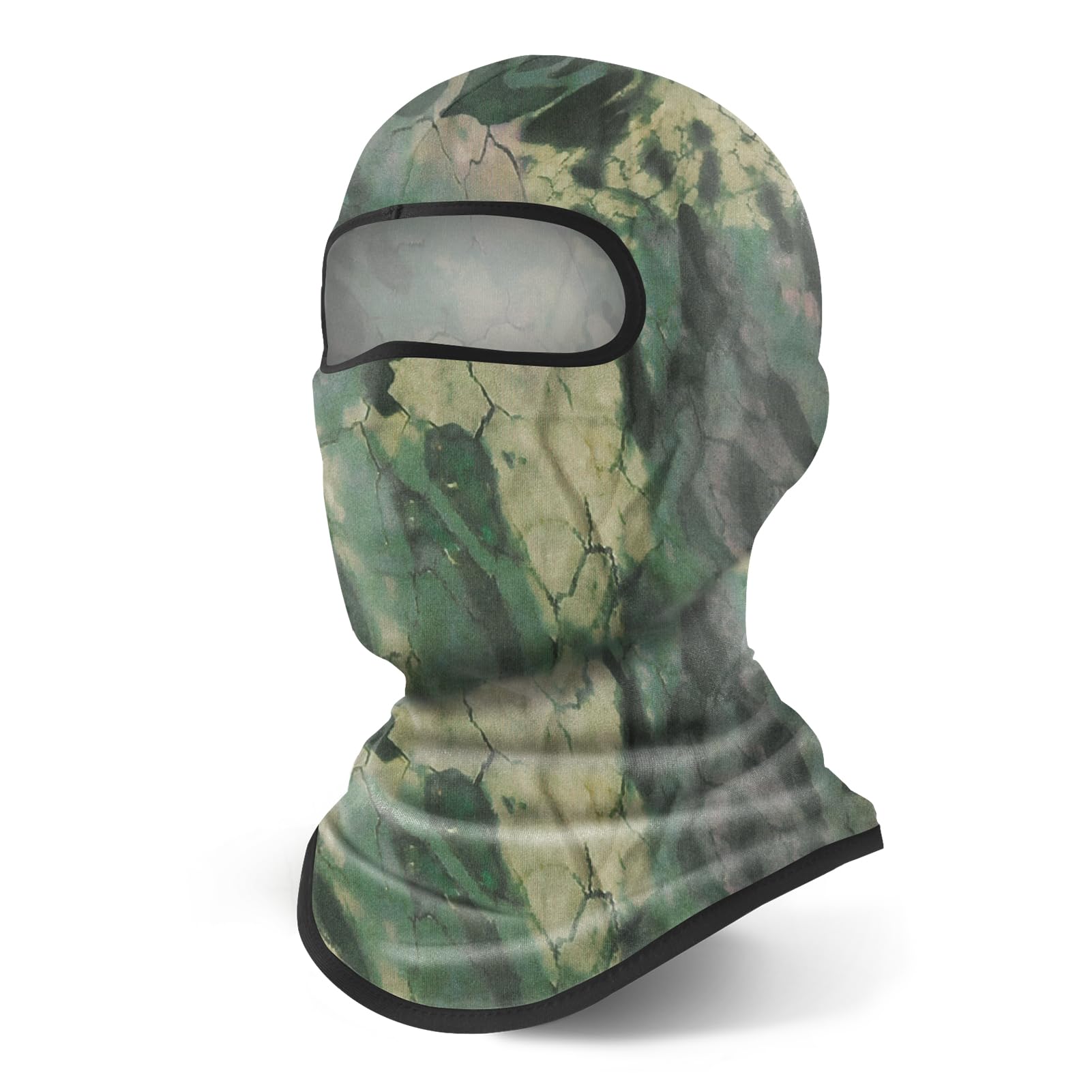 Yeslife Green Ski Mask, Balaclava Face Mask For Men And Women, Skiing, Snowboarding, Motorcycle, Uv Protection & Wind Protection