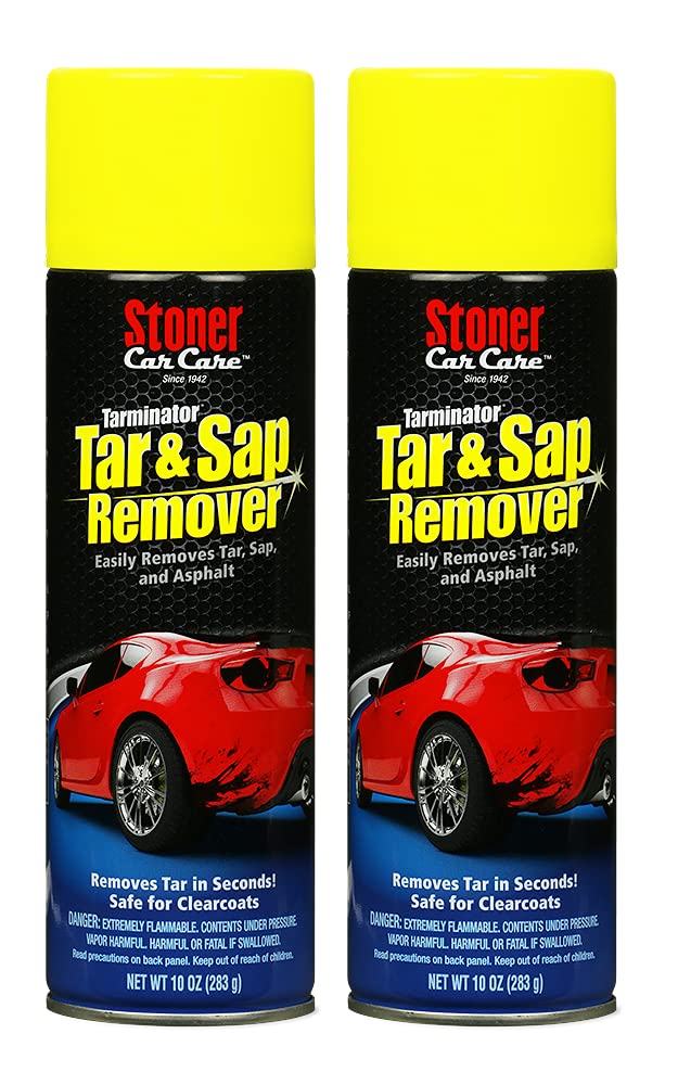Stoner Car Care 91154-2PK Tarminator Tar, Sap, and Asphalt Remover, Safe on Paint, Clear Coats, and Chrome for Cars, Trucks, RVs