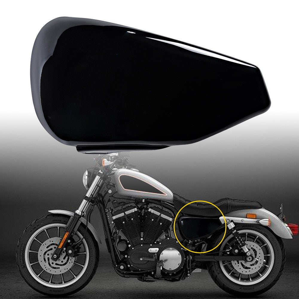 Glossy Black Battery Cover Compatible With 2004-2013 Harley Hd Sportster Xl883 Xl1200 66261-04