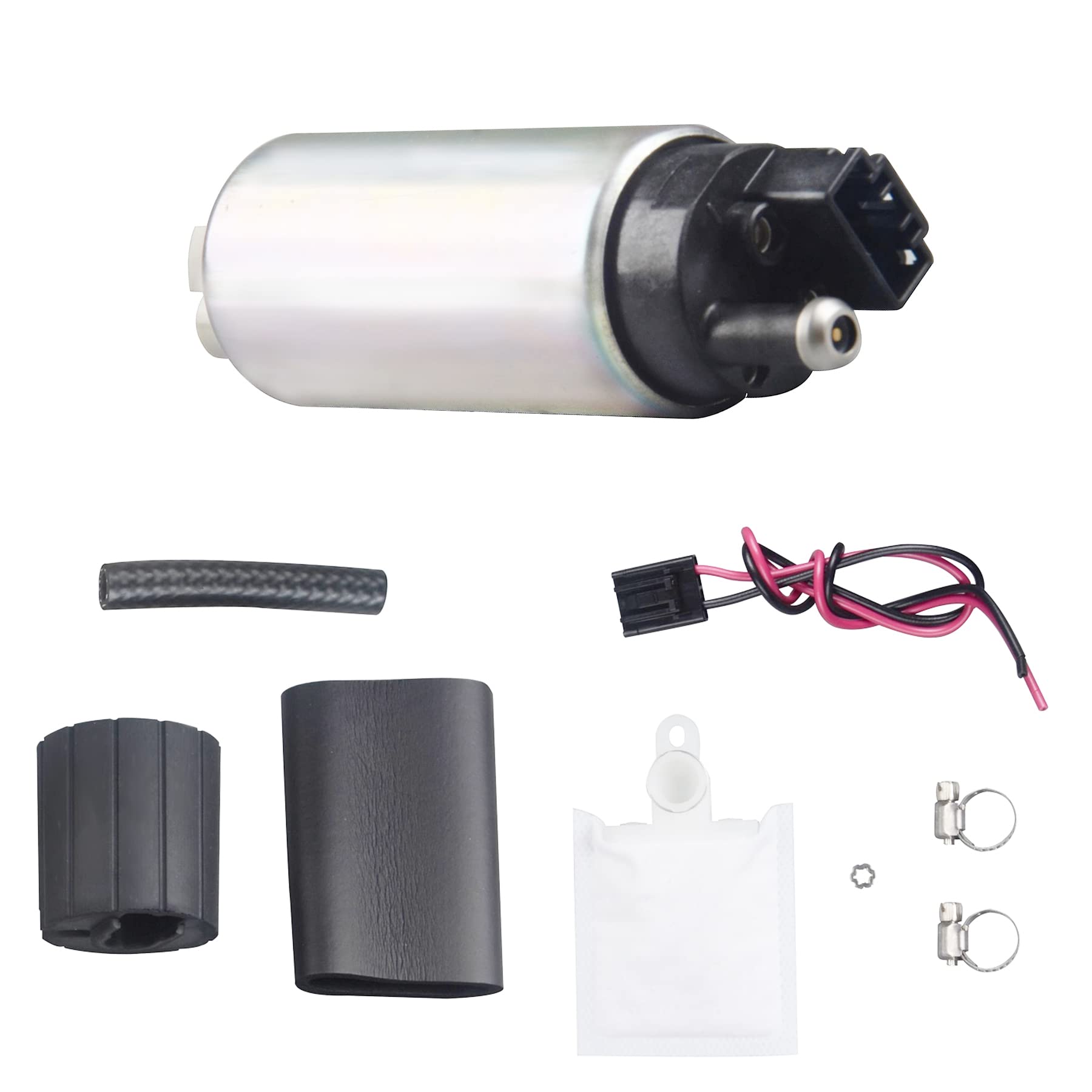255Lph Electric Fuel Pump High Performance Replace Walbro Gss342 With Installation Kits
