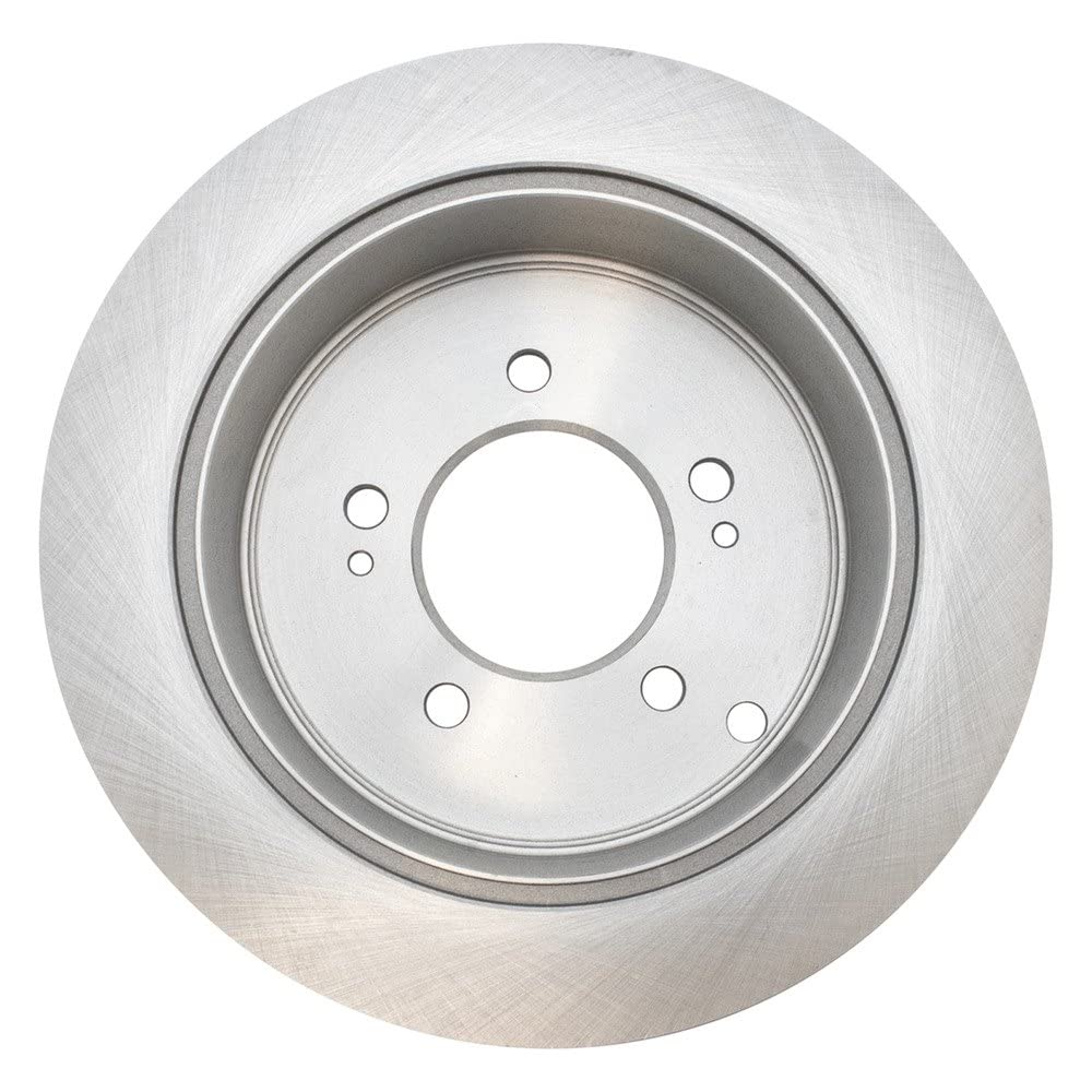 Trq Rear Brake Rotors Set Solid Compatible With 2001-2006 Hyundai Santa Fe 2009-2015 Tucson 2005-2016 Kia Sportage