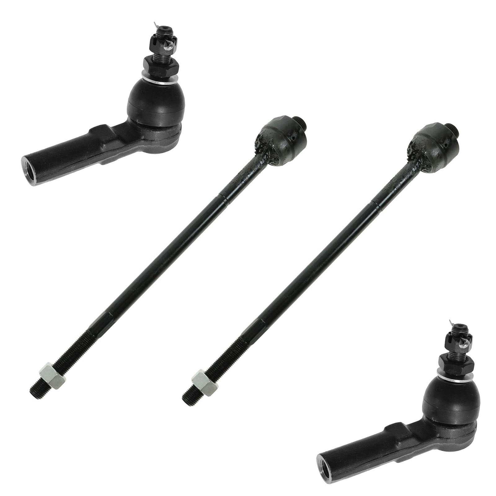 Trq Tie Rod End Inner Outer Kit Set Of 4 For Buick Cadillac Pontiac Oldsmobile