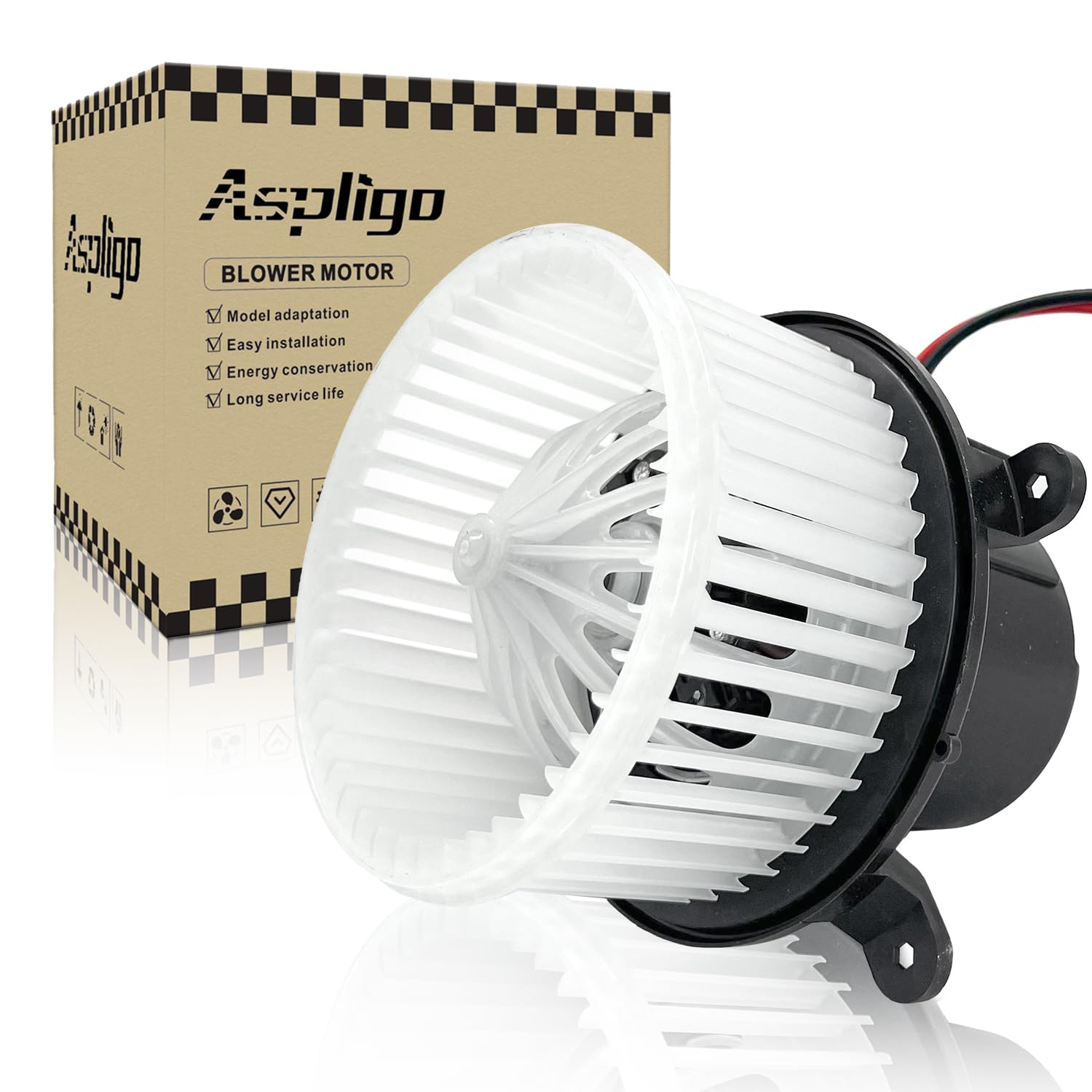 Aspligo 87760 Ac Heater Blower Motor Fan Assembly Fit For Porsche Panamera 2010 2011 2012 2013 2014 2015 2016 97057391200, 97057