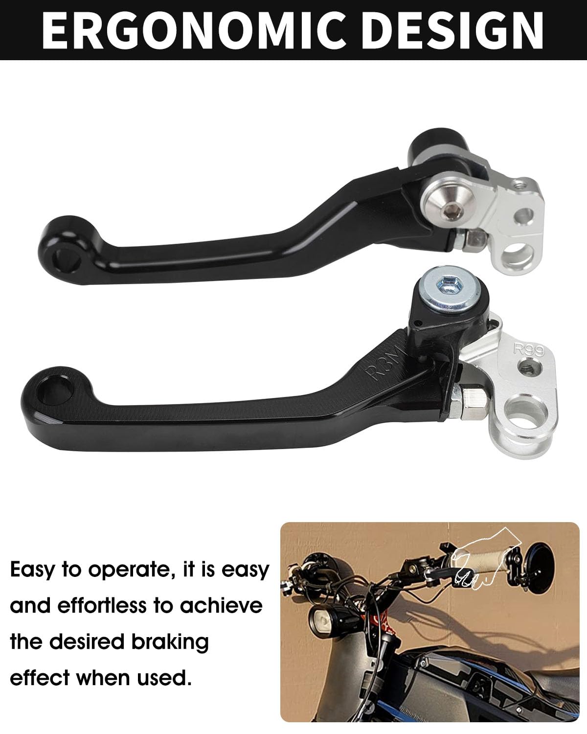 Jfg Racing Brake Levers For Surron Light Bee,Foldable Adjustable Clutch Lever Handle Levers Replacement For Electric Dirt Bike S