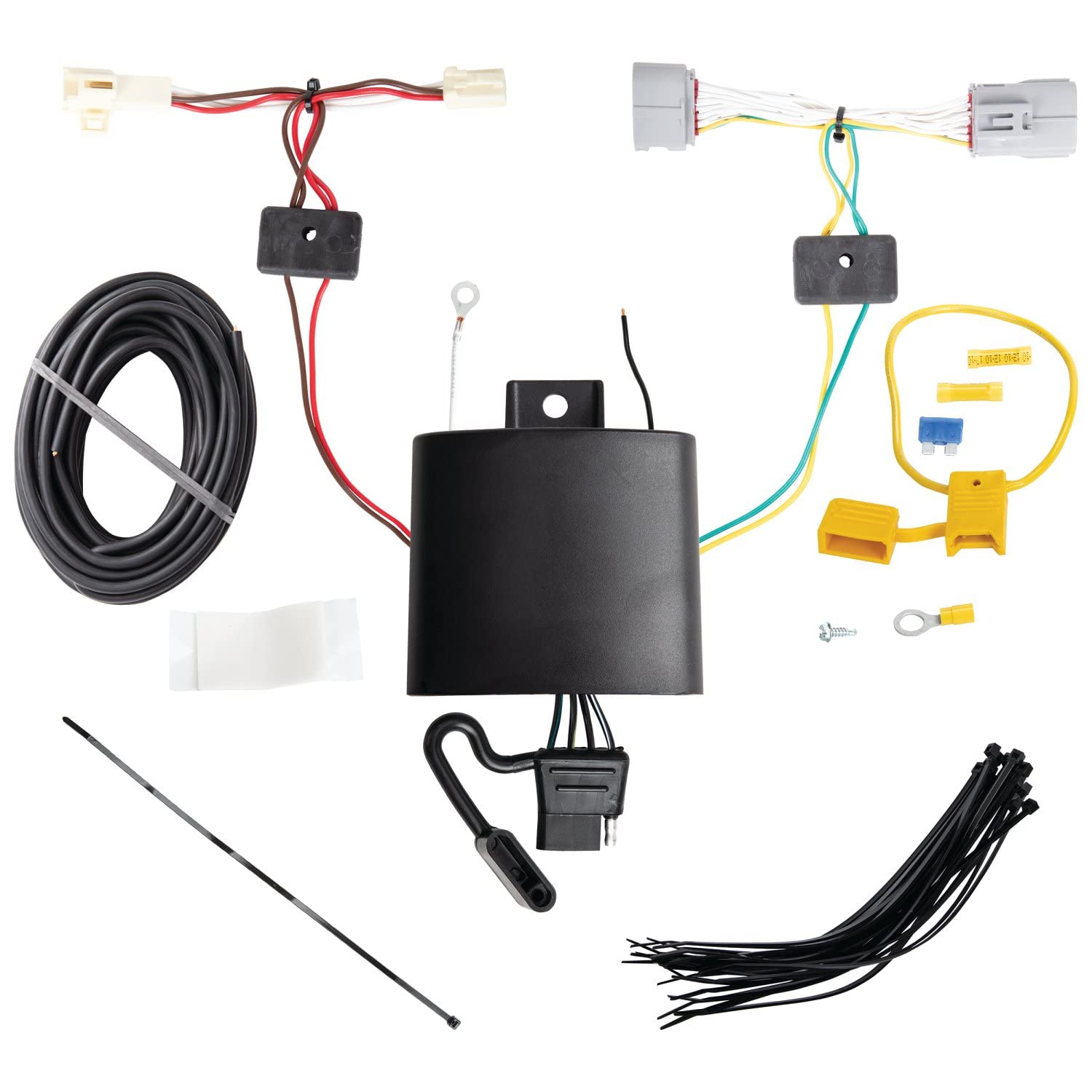 Tekonsha 118842: T-One T-Connector Harness, 4-Way Flat, W/Circuit Protected Modulite Hd Module