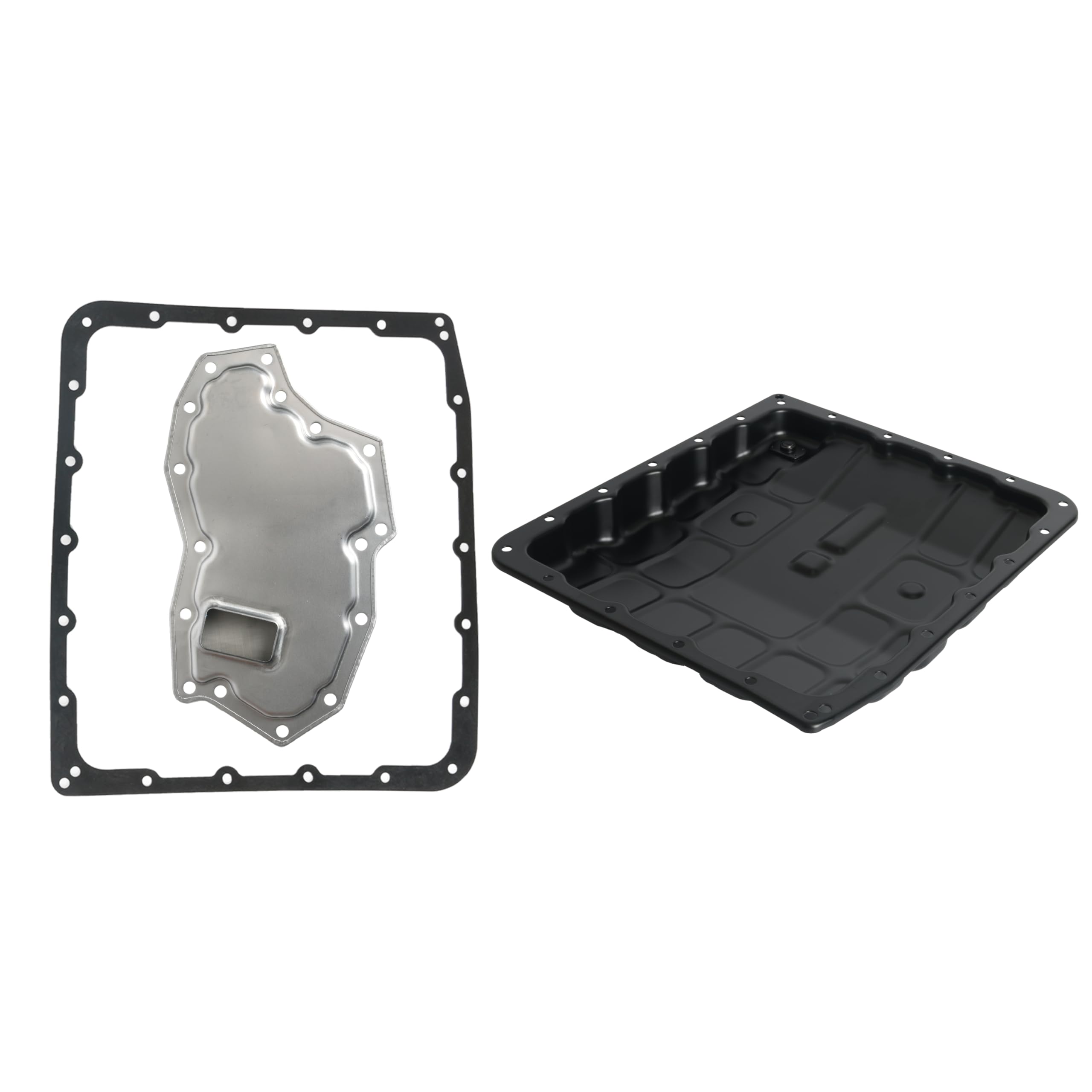 Riyhch Transmission Oil Pan with Gasket, Drain Plug & Transmission Filter, for Nissan Armada Frontier Pathfinder Titan 3.5L 4.0L