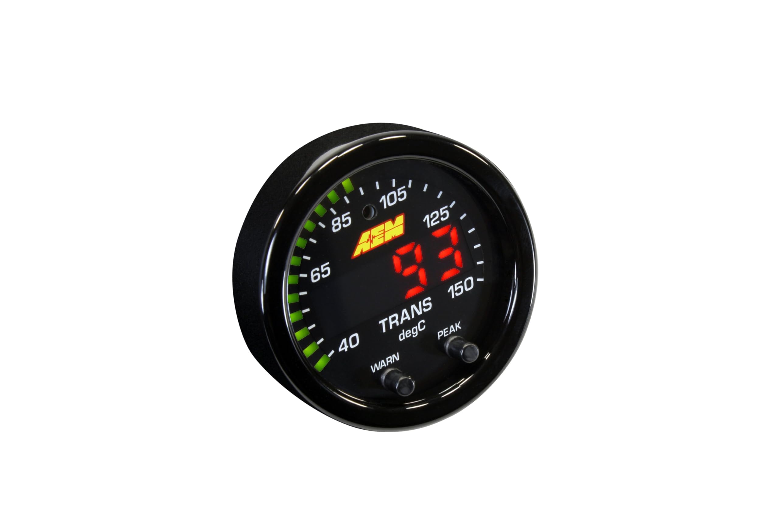Aem 30-0302 X-Series Temperature Gauge, Black