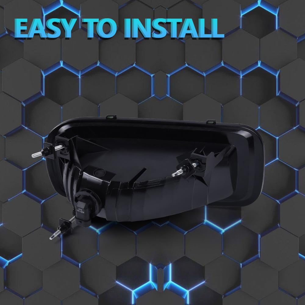 G-Plus Front Bumper Fog Lights Lamps Compatible With 2004 2005 2006 Ford F150 Lincoln Mark Lt Pickup Truck Driver And Passenger