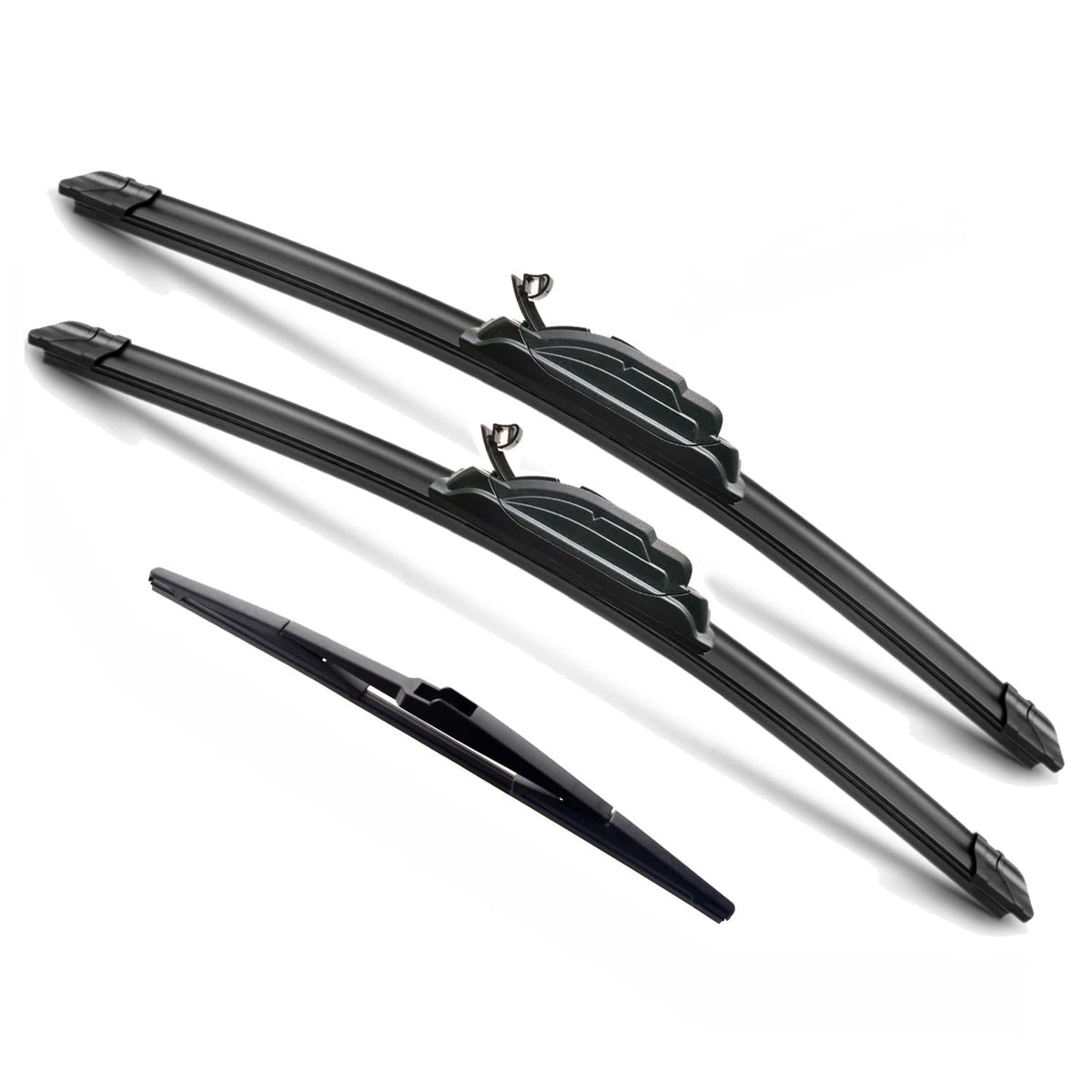 Justcar 3 Wipers Replacement For 2010-2015 Toyota Prius 2012-2015 Toyota Prius Plug-In 2004-2005 Toyota Sienna, Windshield Wiper Blades Original Equipment Replacement - 26'/19'/16' (Set Of 3) U/J Hook