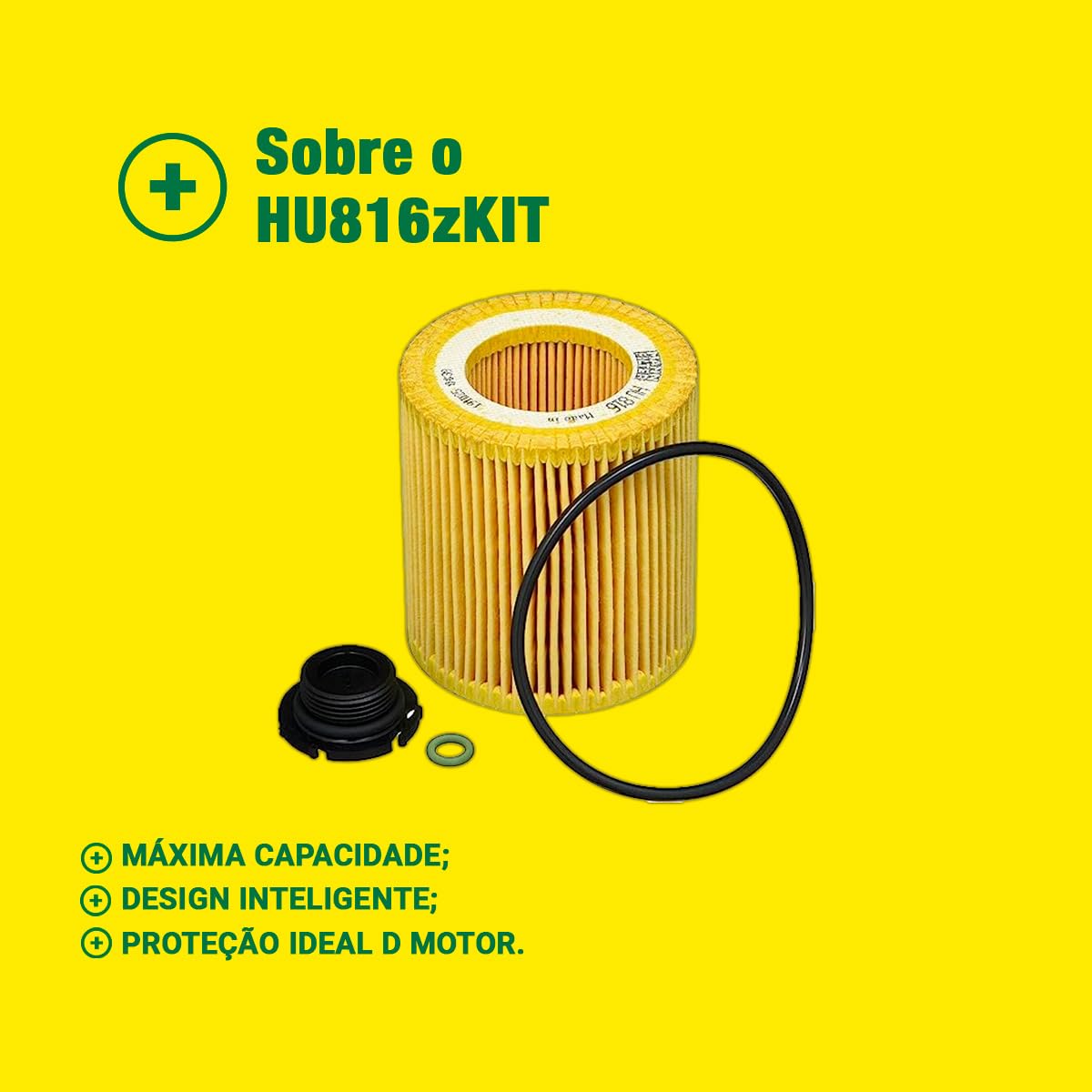 Mann-Filter Hu 816 Z Kit Oil Filter - Cartridge