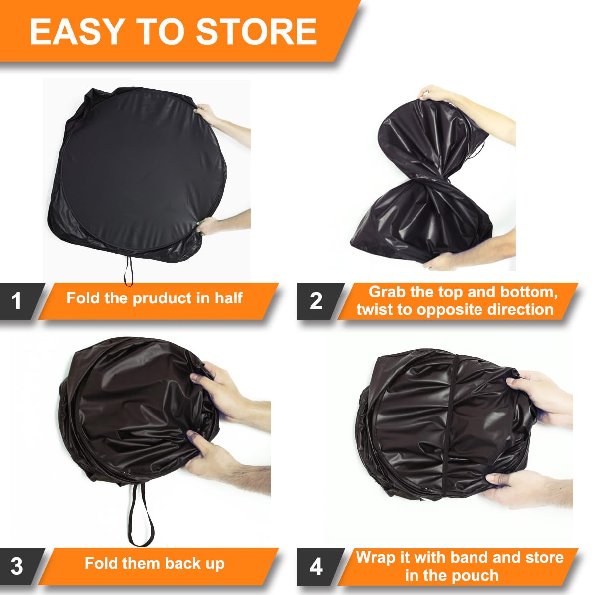 Gven Sun Shade For Car Windshield, Foldable Sunflower Vehicle Sun Visor For Car Windshield Sun Shade Heat Reduction Blocks Uv Ra