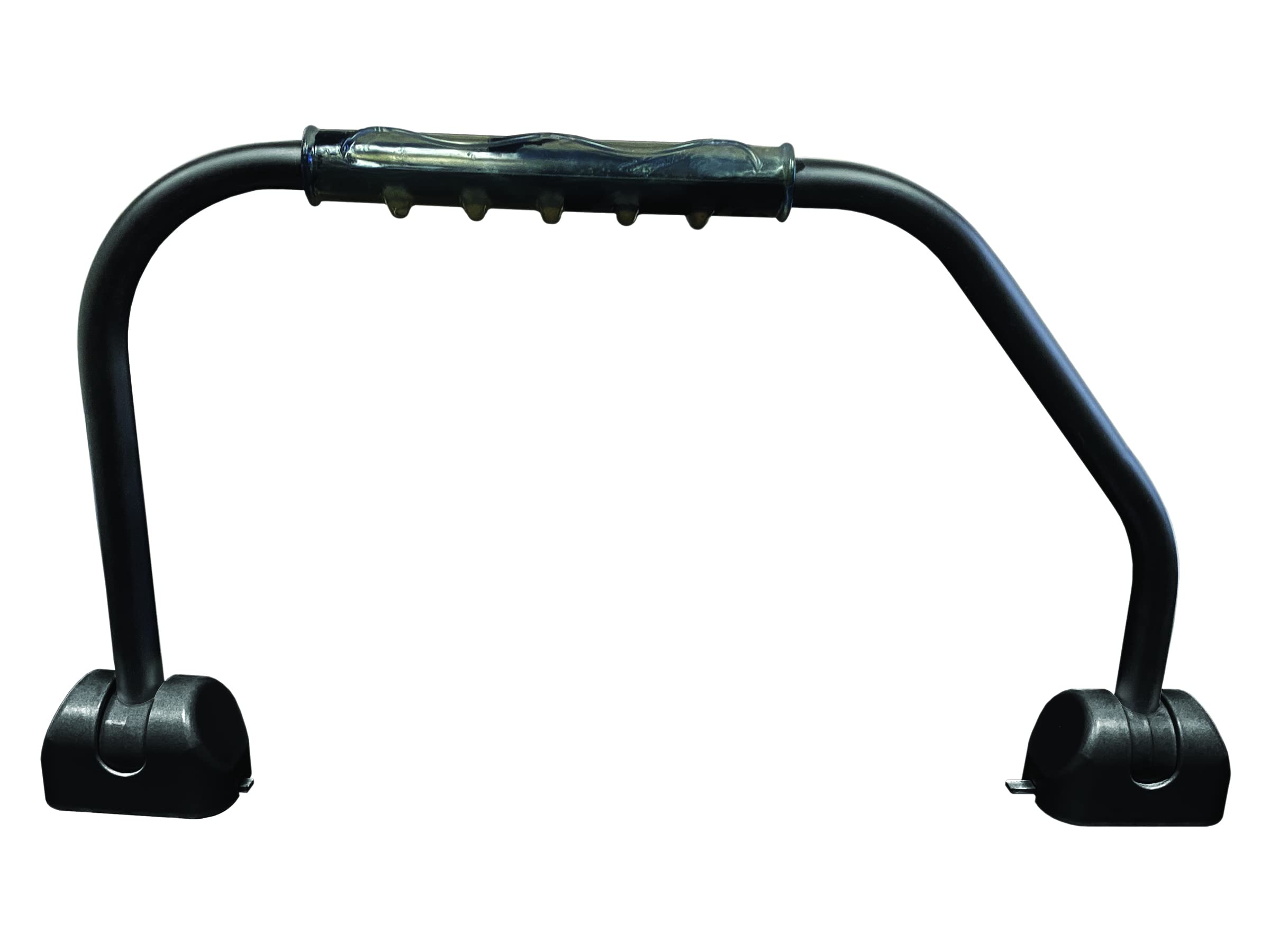 Rv Designer R227 Gripsafe Handrail Assist - Locking Folding Aluminum Grab Handle With Notched Grip - Safe Entry Assist For Rv Door - Easy Installation, 27 Inch, Black