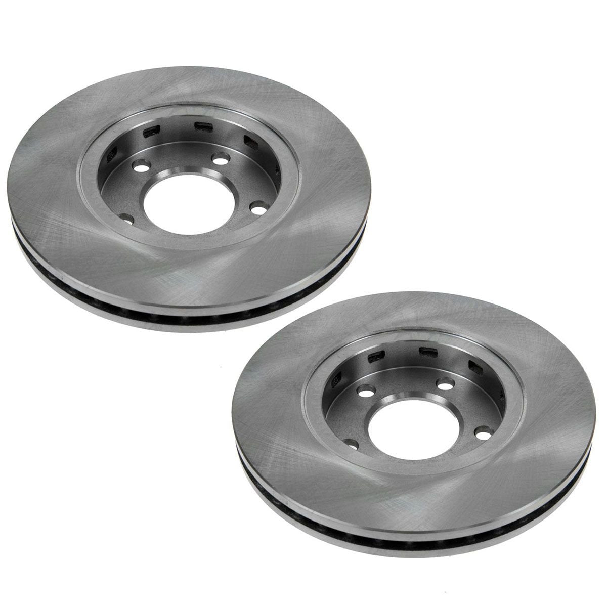 Trq Rear Performance Brake Rotors Set Vented Premium G-Coated Compatible With 2005-2014 Chrysler 300 2008-2019 Dodge Challenger