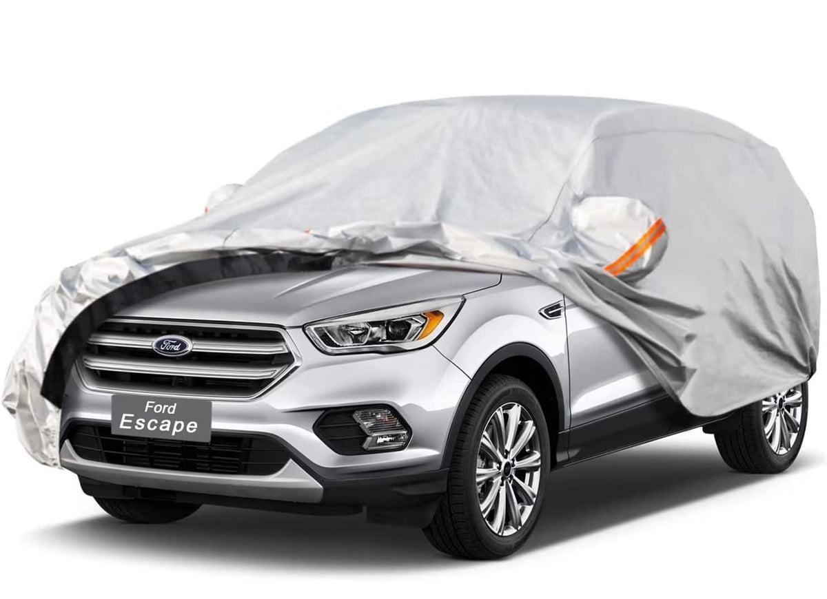 Gunhyi 6 Layer Suv Car Cover Custom Fit Ford Escape (2008-2025) Waterproof All Weather, Heavy Duty Outdoor Snow Sun Rain Uv Prot