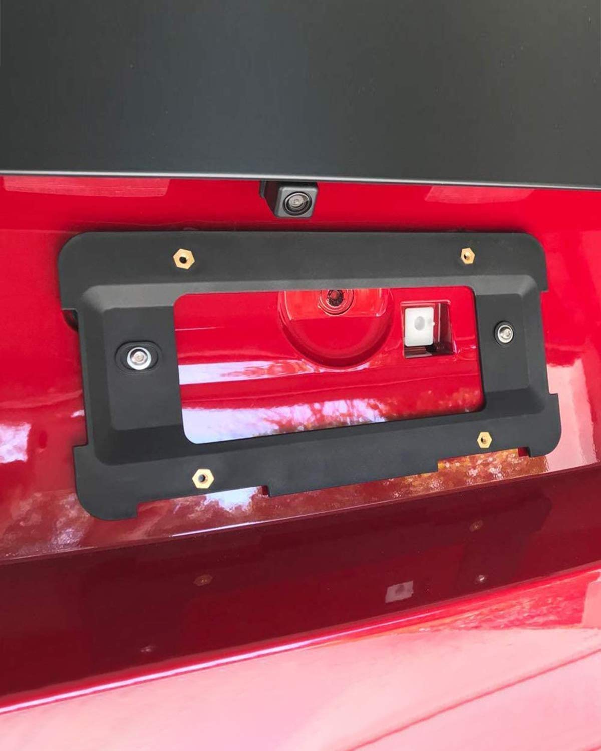 Joytutus Rear License Plate Frame Holder Compatible With Bmw 2005-2023 1 2 3 4 5 6 X Series 2002-2019 Mini Cooper 51187160607&511882380615&5118823806, License Plate Frame Mount Car Accessories