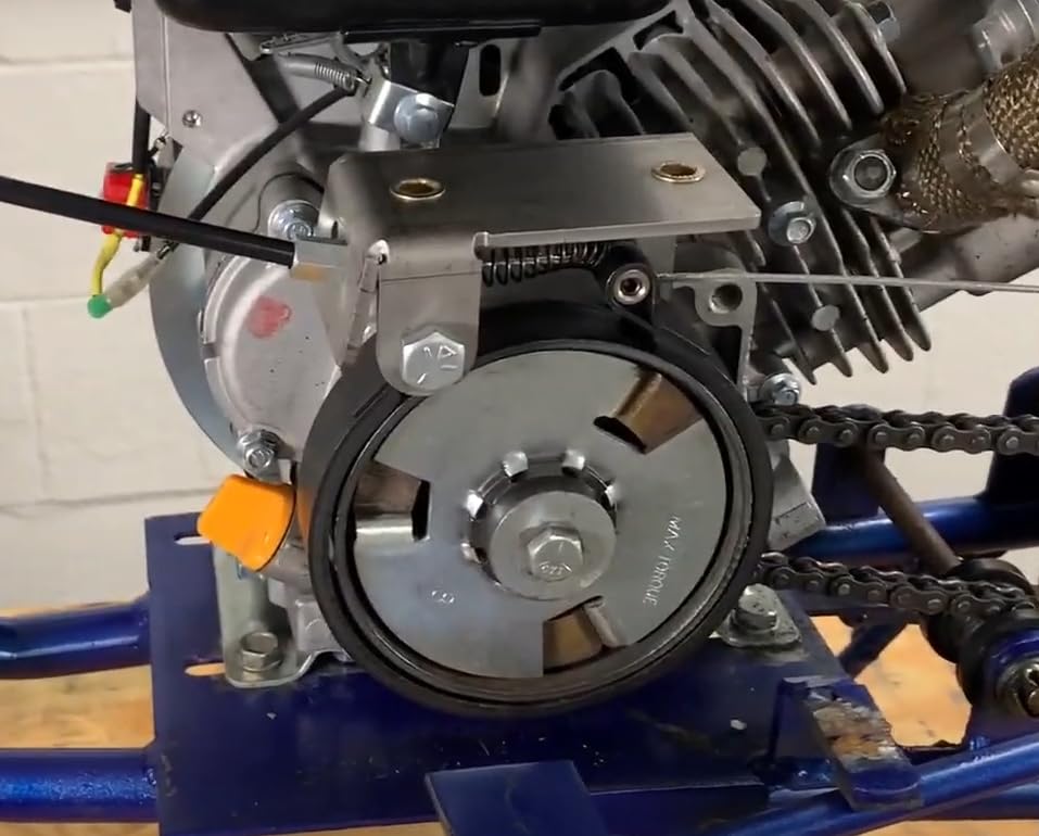 Qaskehkt 4'' Clutch Brake Band Mounting Bracket For Predator Briggs Clinton Tecumseh Minibike And Go Kart For Gx160, Gx200, Gx39