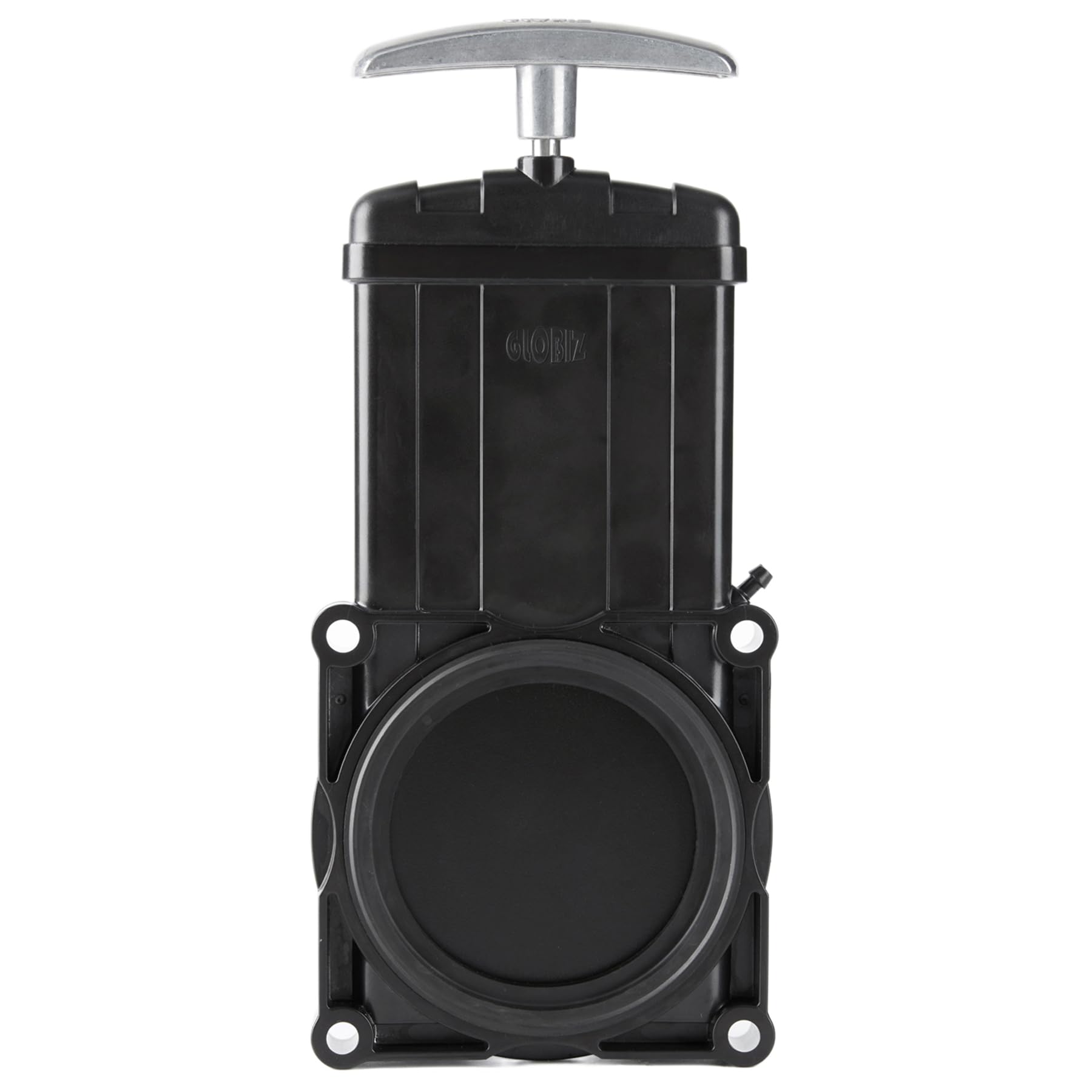 GLOBIZ Standard 3 Inches RV Waste Valve with Metal Handle,RV Sewer Valve Compatible with Most Brands of Sewer System Body Plasti