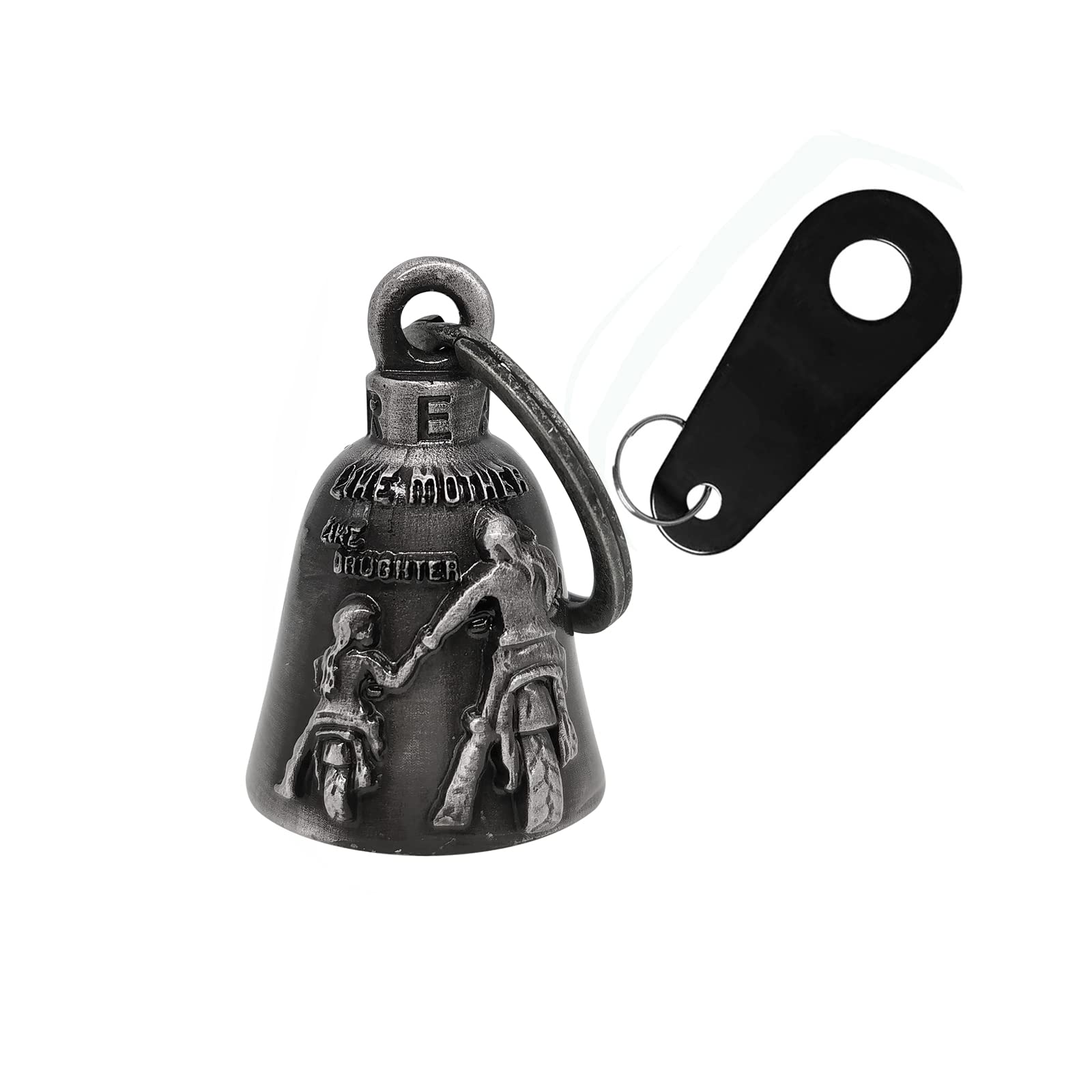 Colorful Motorcycle Bell With Hanger For Biker, Good Luck Biker Bells & Motorcycle Accessories, Key Chain For Luck