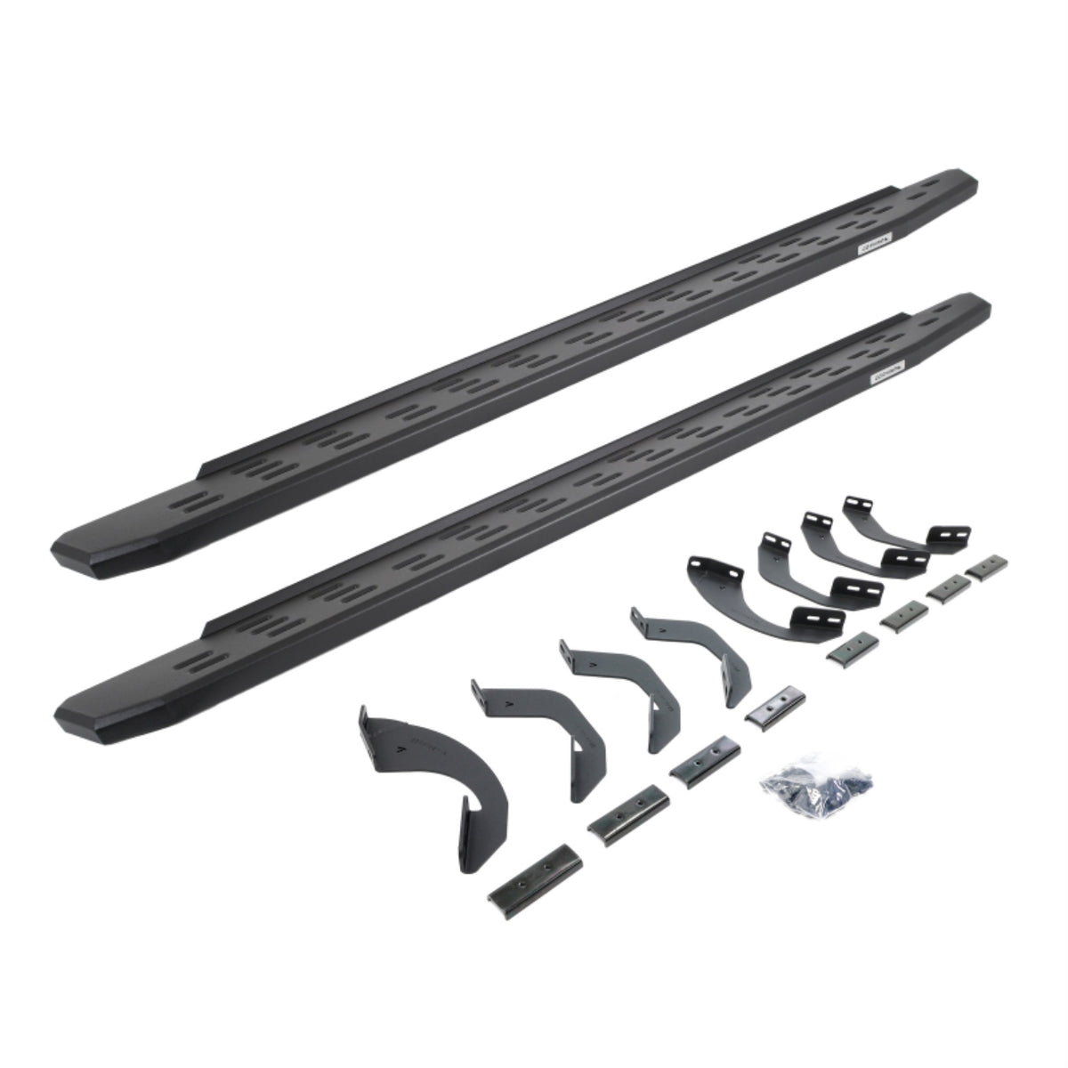 Rb30 Running Boards With Mounting Bracket Kit - Double Cab