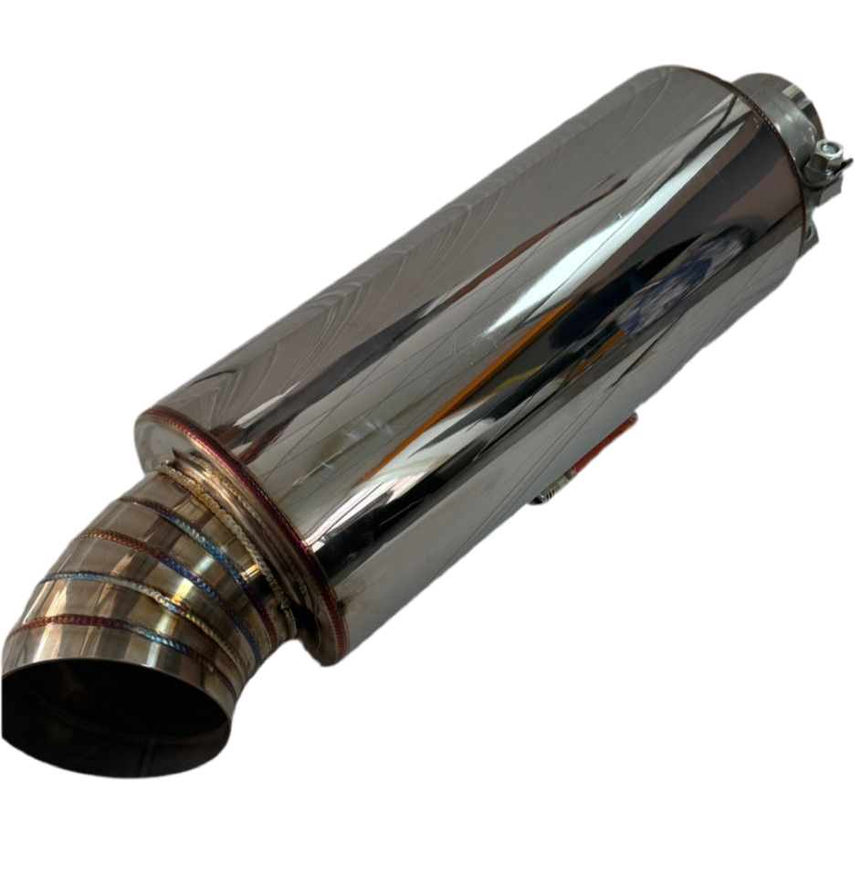 SPDZ1 LTR Race Muffler - 3" Inlet 4" Outlet