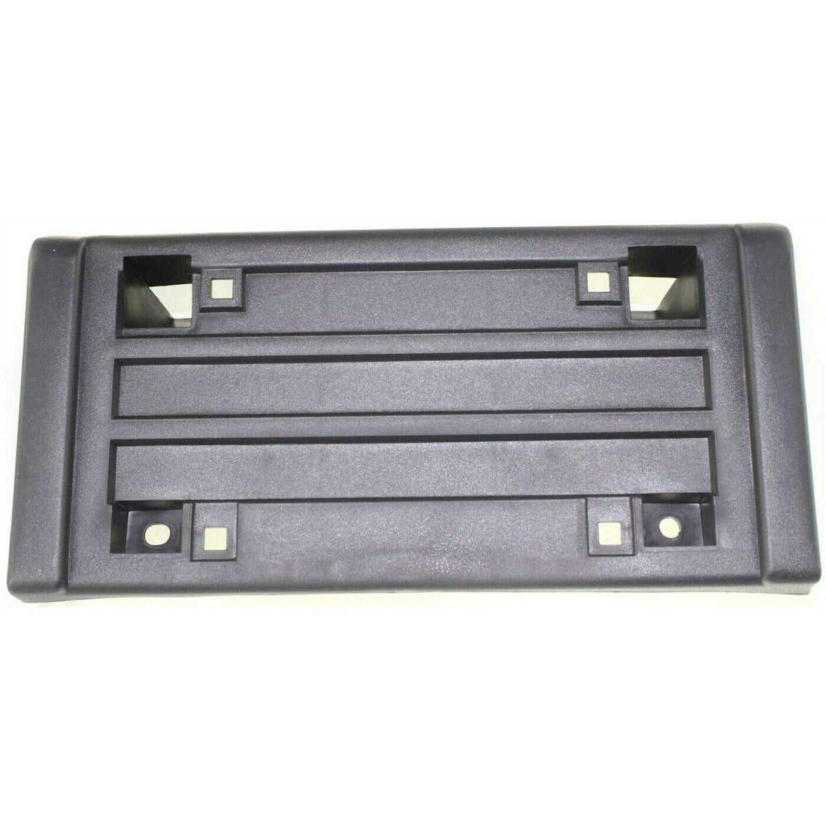 DAT AUTO PARTS Front License Plate Bracket Replacement for 88-00 Chevy GMC C/K Black Textured GM1068102 15990676